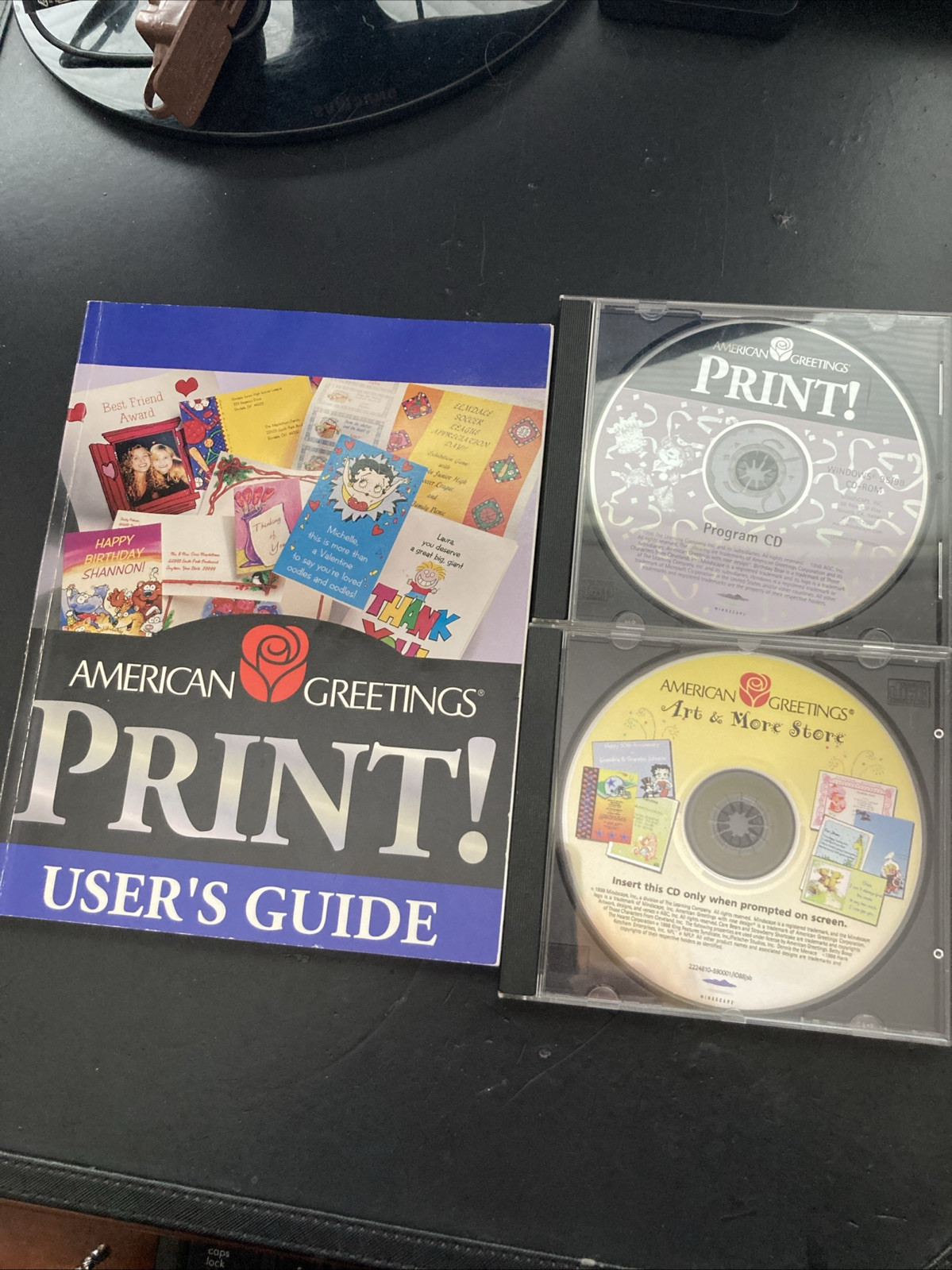 American Greetings Print! 3 CDs Windows 95/ 98 w User’s Guide