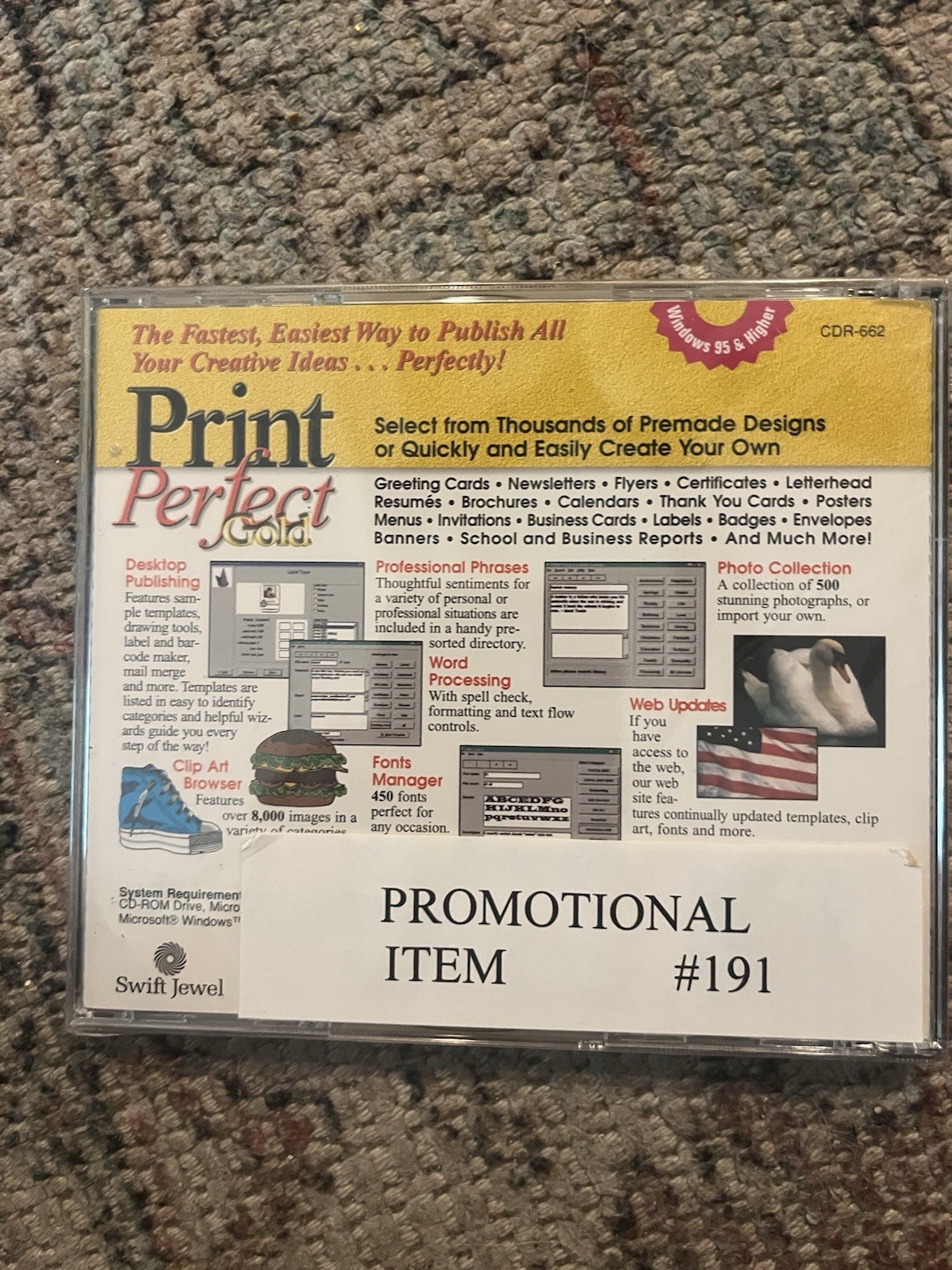 Print Perfect Gold Desktop Publisher New Sealed
