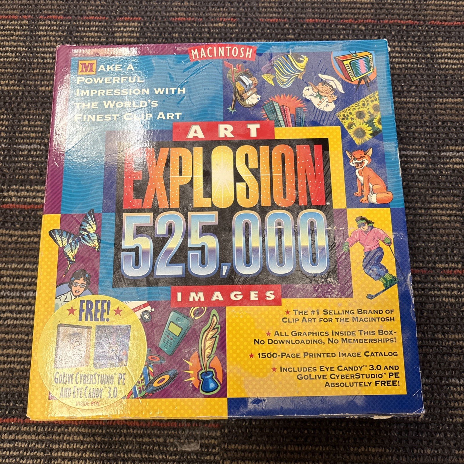 Nova Macintosh Art Explosion 525,000 Images 34 CD set + 1300 pg. Book Catalog