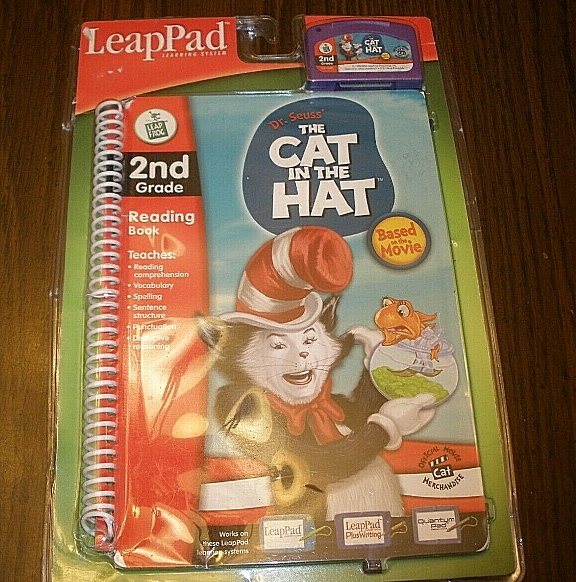 NEW LeapPad Dr Seuss The Cat in the Hat 2nd Grade Reading Book (N8)