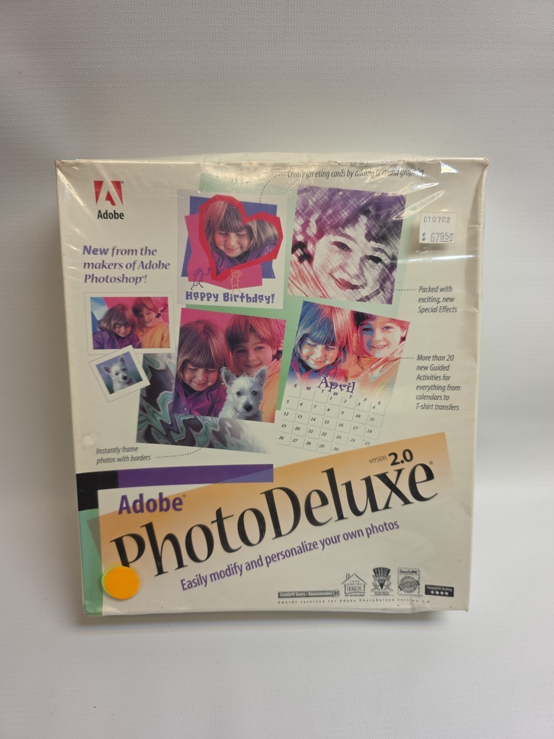 Vintage Adobe Photo Deluxe 2.0 For Windows CD-ROM Software System New & Sealed
