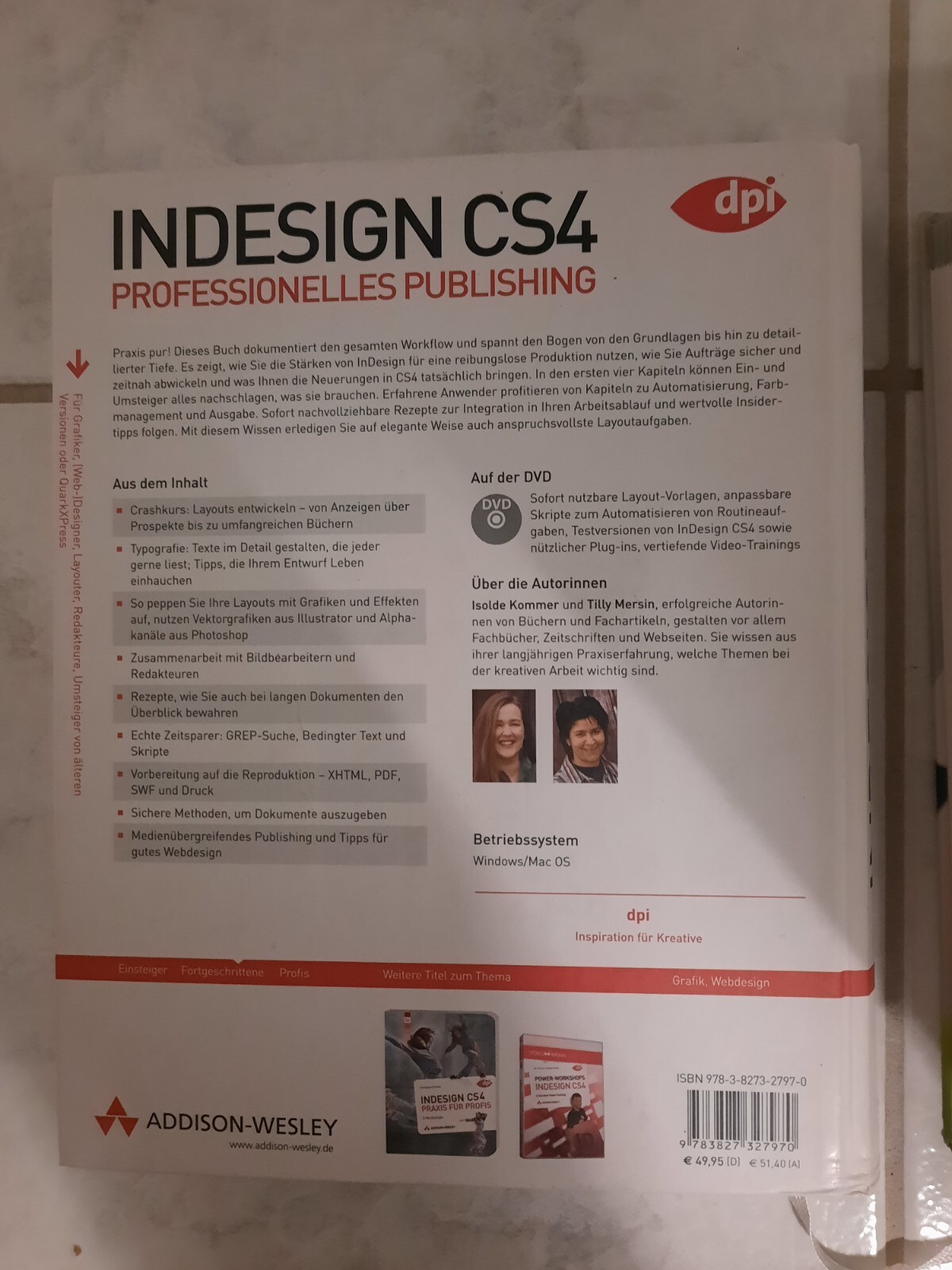 Adobe Photoshop, Indesign, Dreamweaver, Java Script, Web Design, Textbook