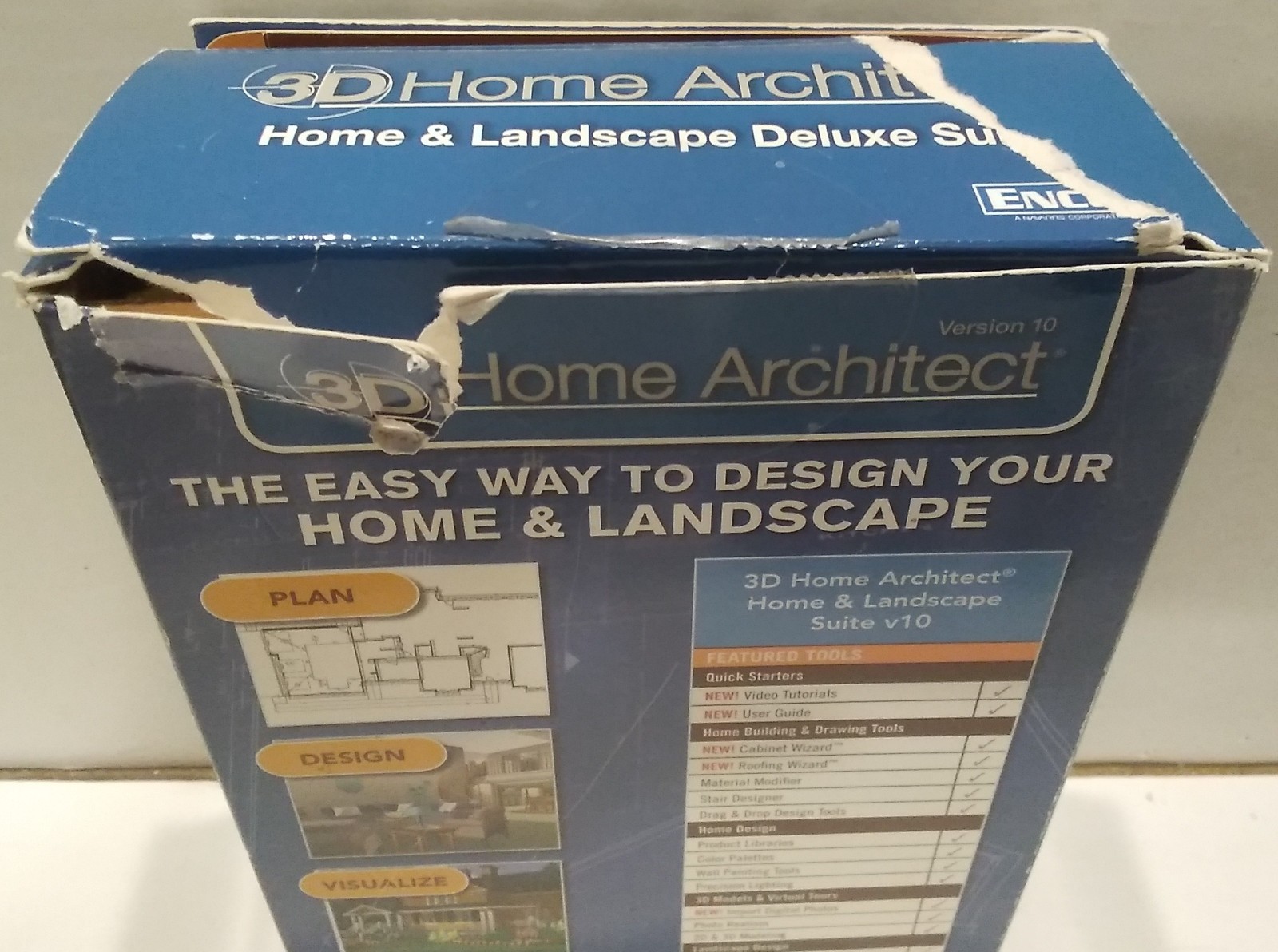 Encore 3D Home Architect Home & Landscape Deluxe Suite 2008 WIN/MAC DVD
