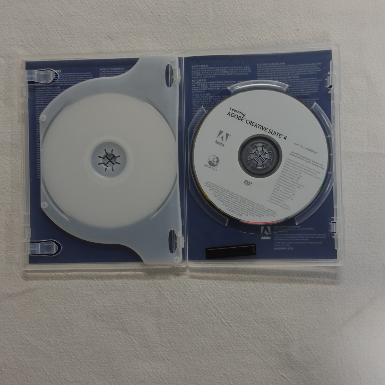 Adobe Photoshop CS4 Extended For Windows Retail Version 2 Disc w/ Serial Number
