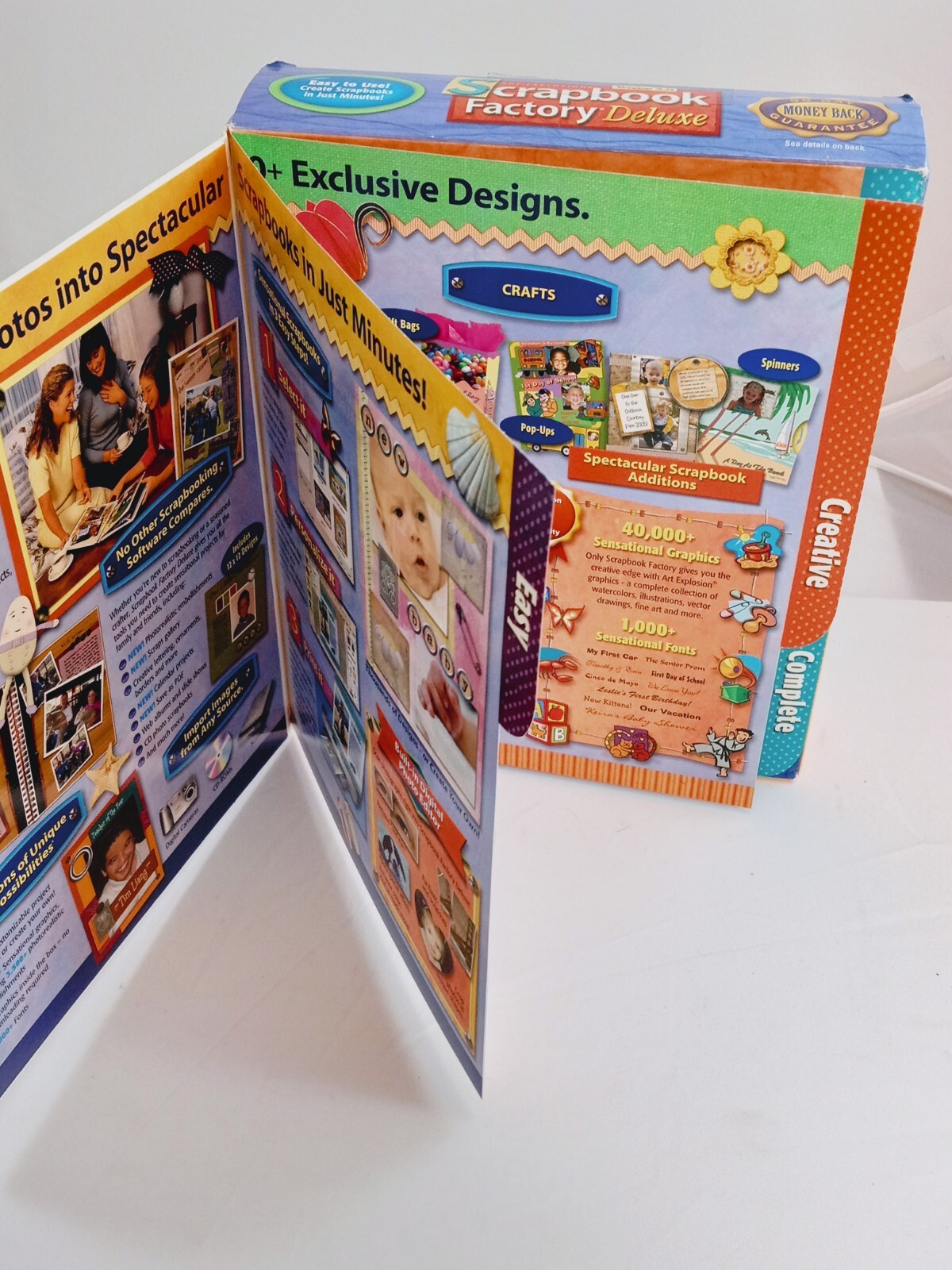 Art Explosion Scrapbook Factory Deluxe version 3.0 CD-ROM 4 Disc set 📸