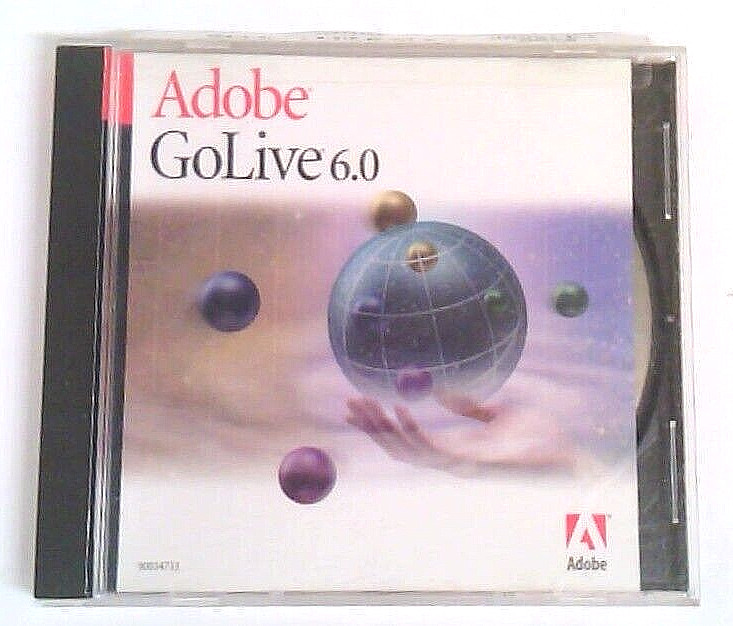 Adobe~GoLive~6.0~Education Version~Windows/Macintosh~& Serial~RARE