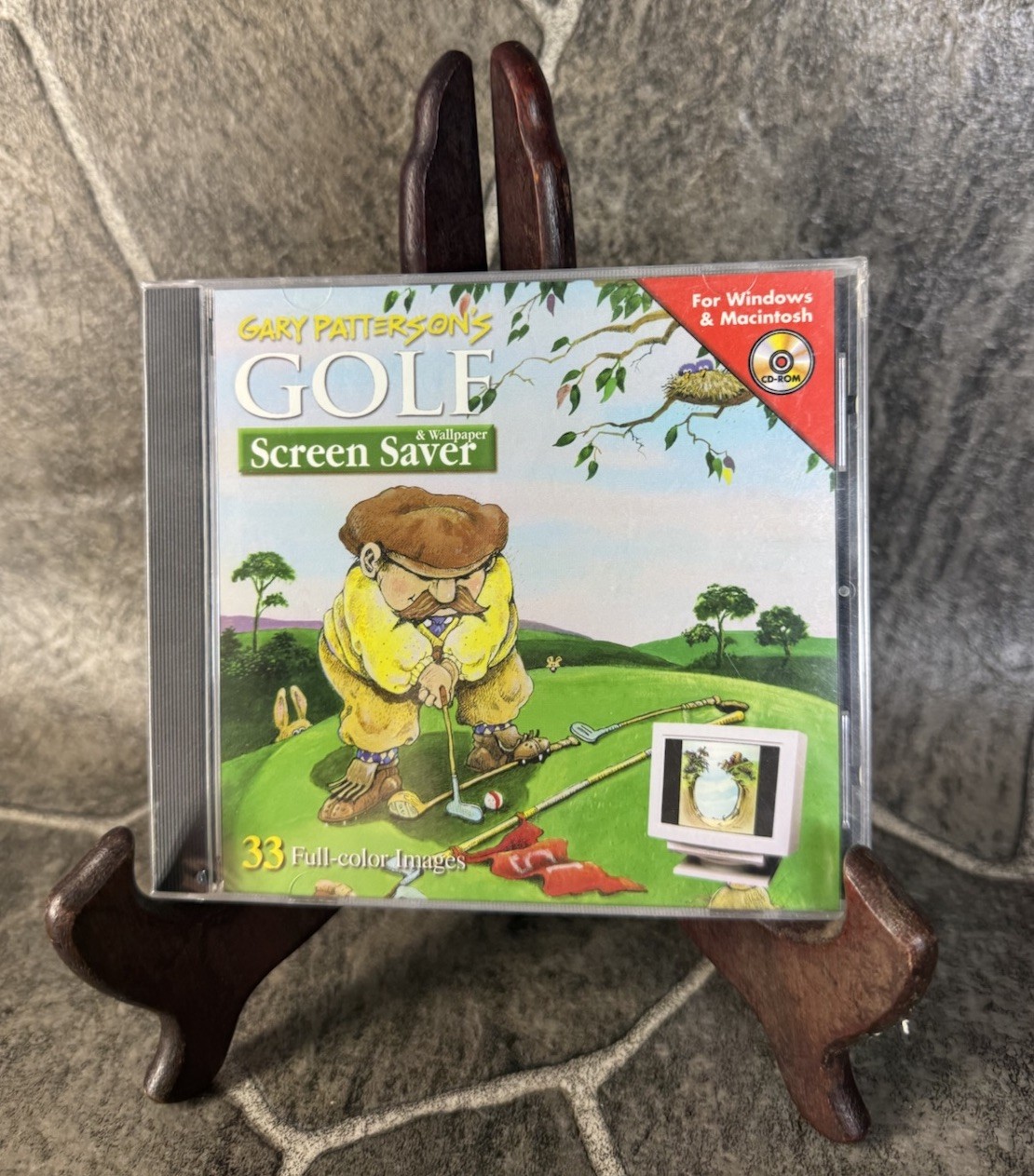 Rare Vintage 1998 PC/Mac Gary Patterson’s Golf Screen Saver & Wallpaper CD-Rom