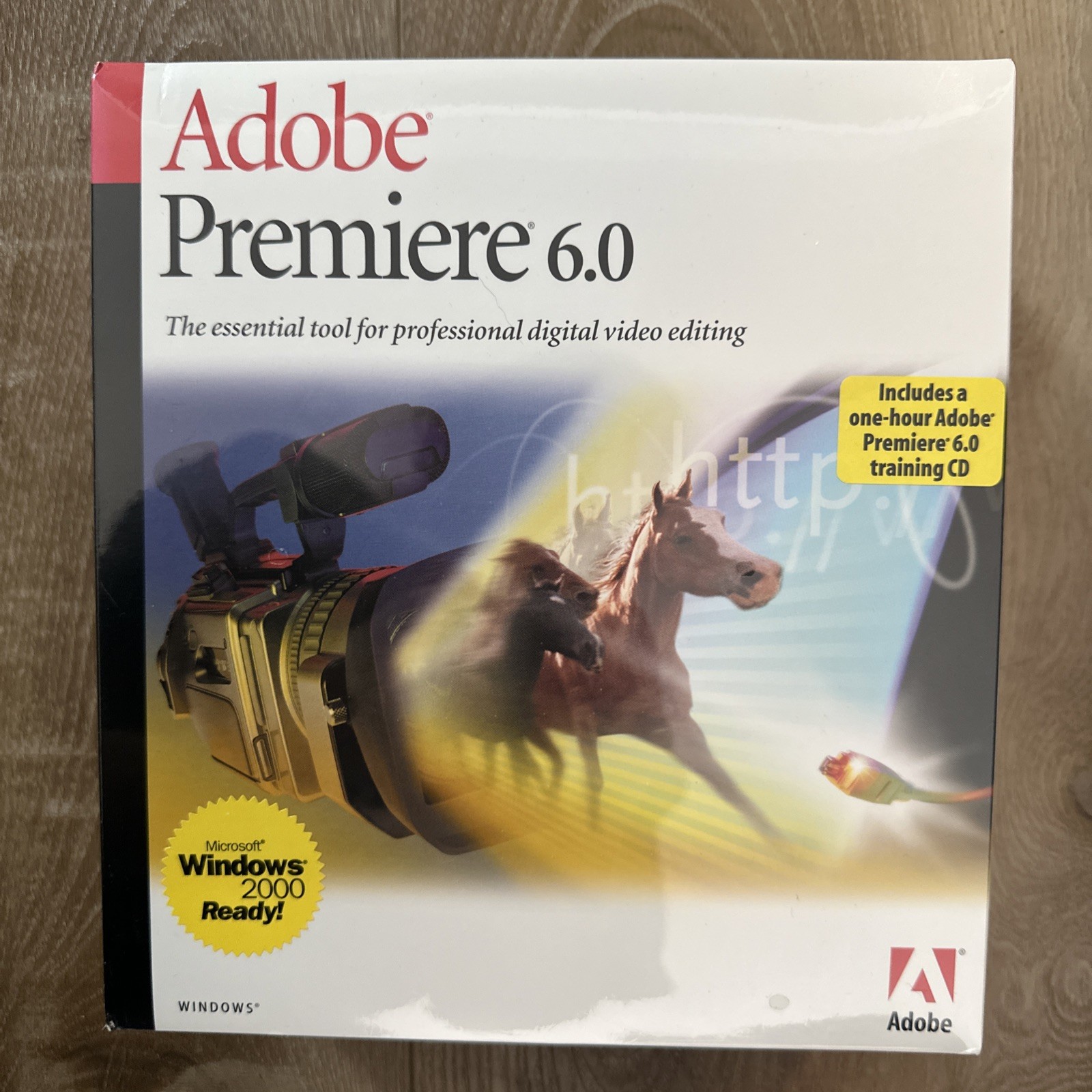 Vintage 1999 Adobe Premiere 6.0 Digital Video Editing Education for Windows NEW
