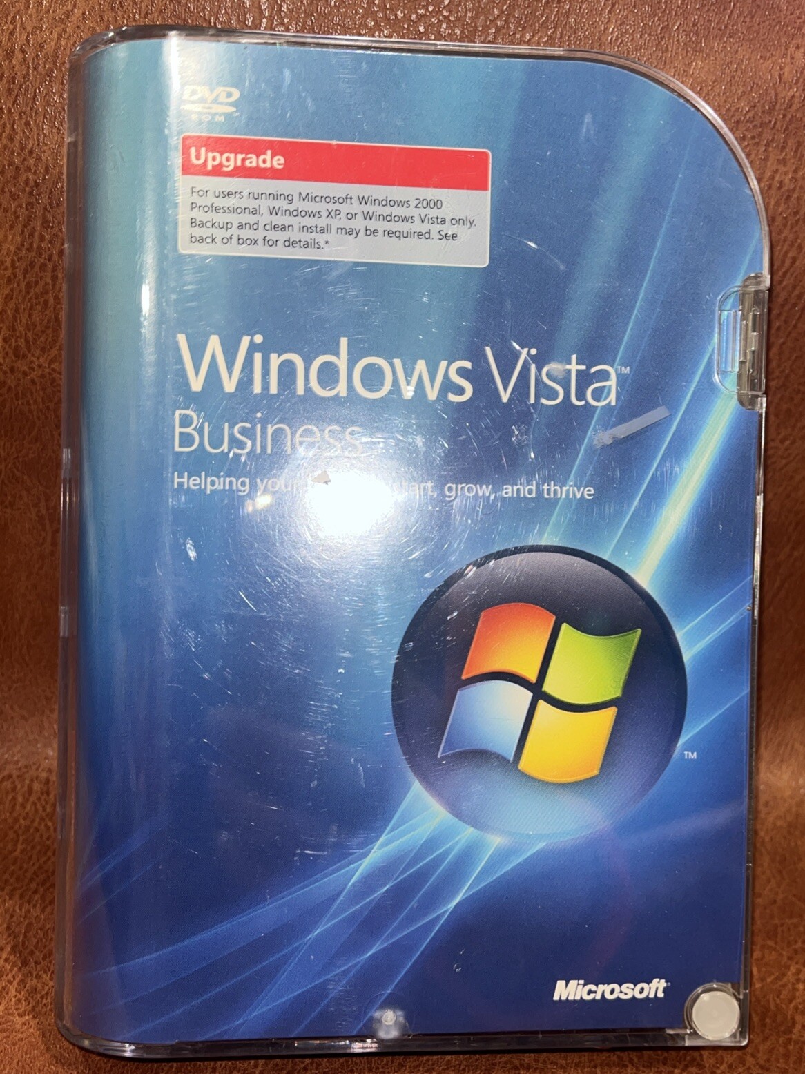 Microsoft Windows Vista Business Upgrade With Service Pack 1 DVD 32-bit