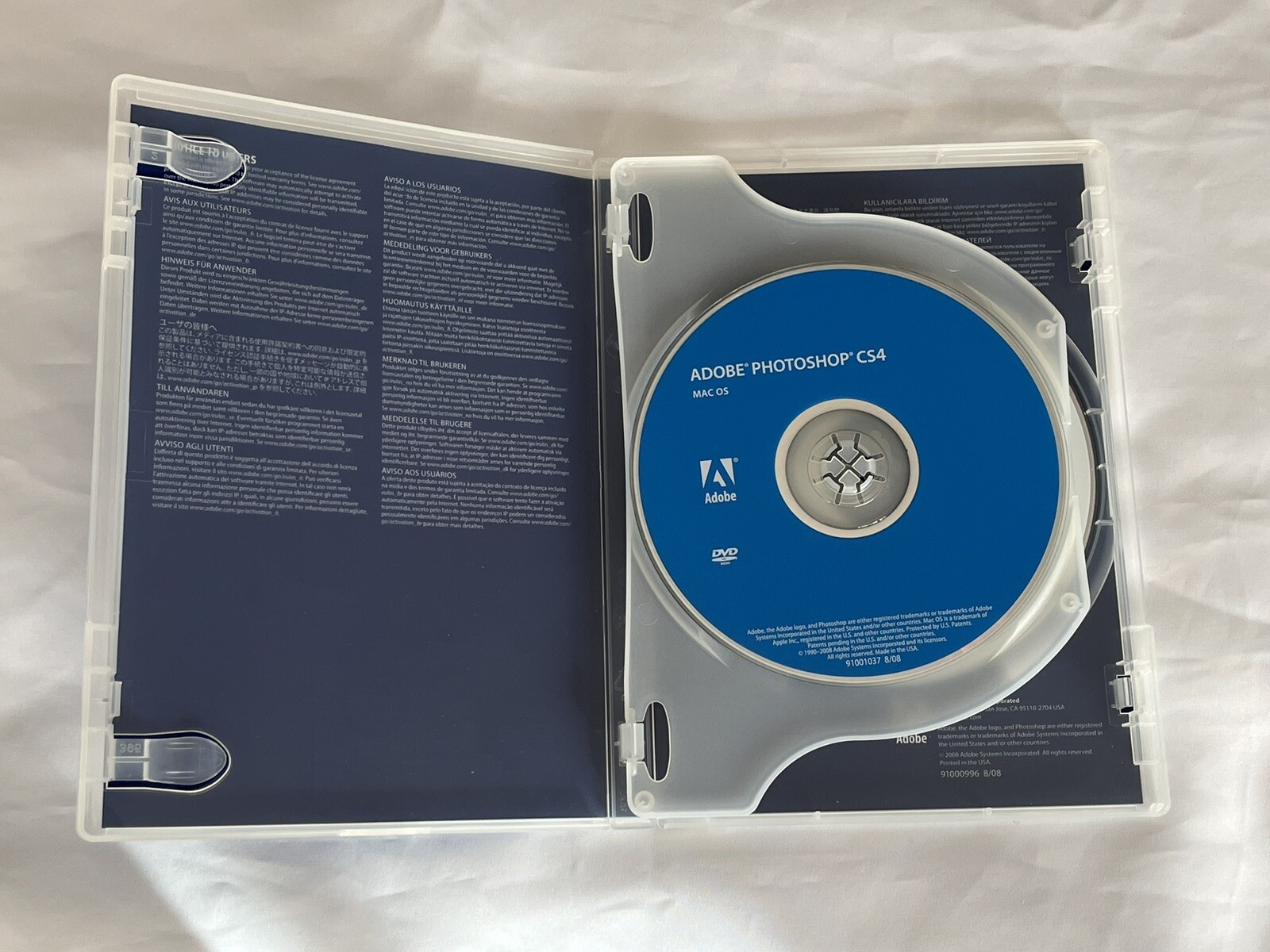 Adobe Photoshop CS4 Upgrade for MAC + Learning Creative Suite 4 Serial Number