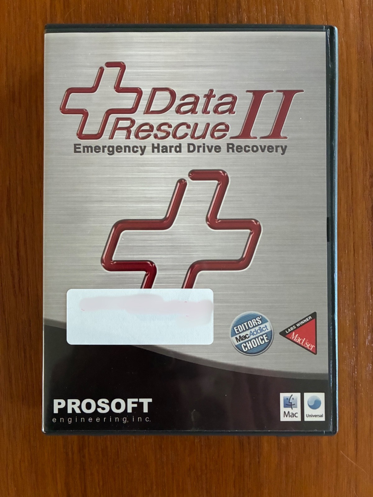 Data Rescue II [Mac] • Prosoft Engineering, Inc. • 2006 • Includes Serial Number