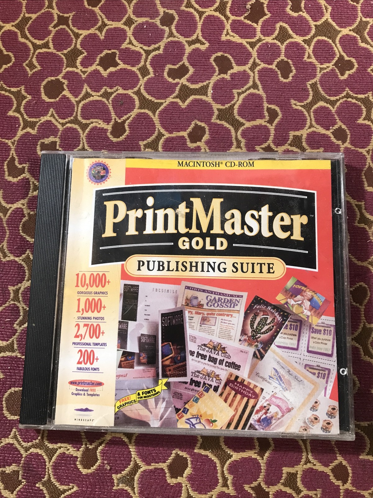 PrintMaster Gold 4.0 Publishing Suite CD-ROM