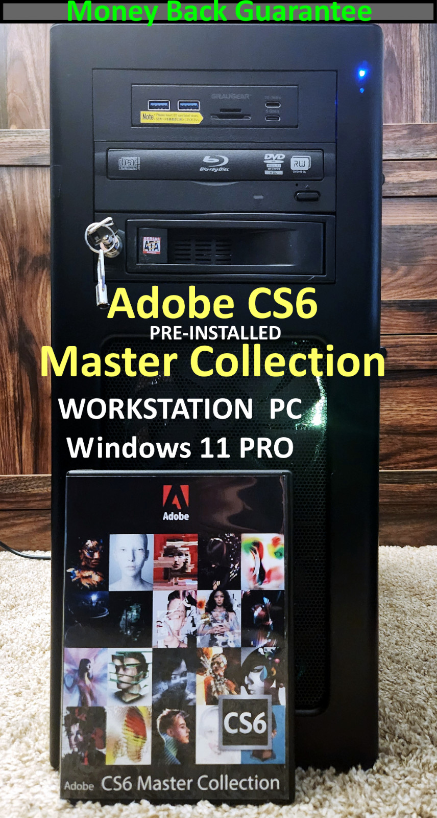 NEW 2026 Build Workstation – CS6 Master Collection – Windows 11 PRO