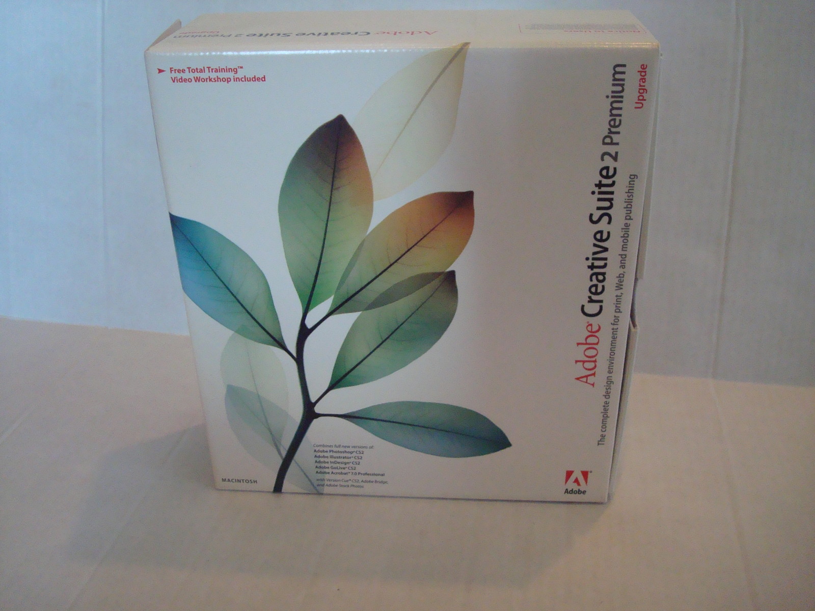 Adobe Creative Suite 2 Premium Upgrade Software – MAC (Retail Box) w/serial #