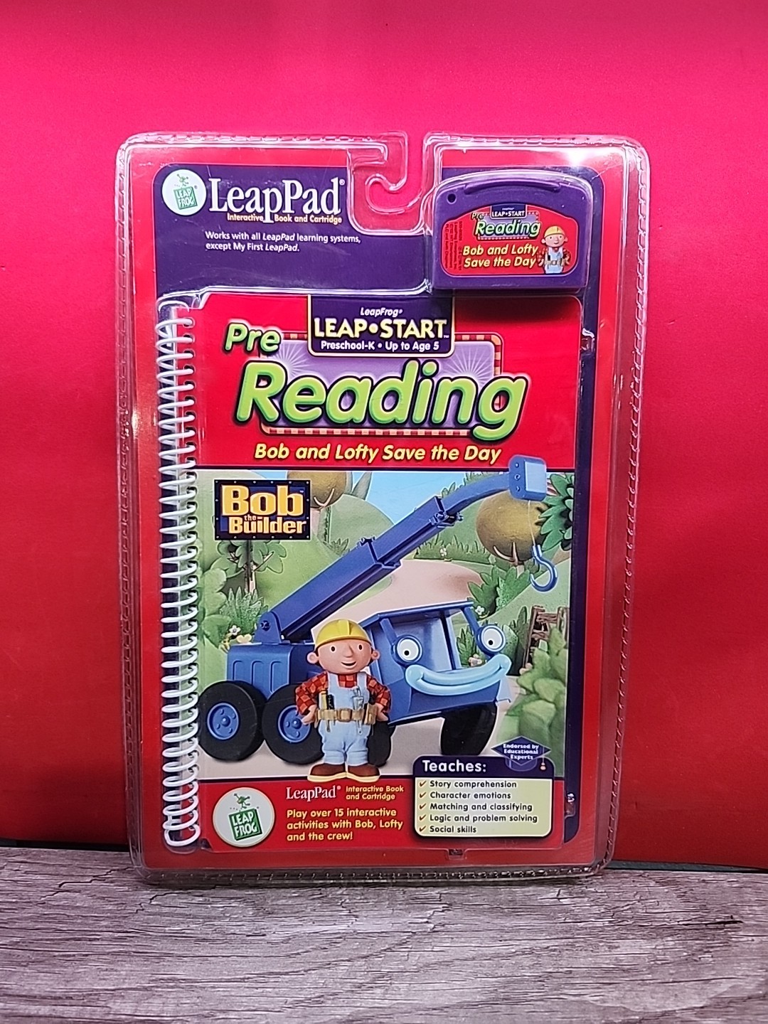 Leap Frog Leap Pad – Bob and Lofty Save the Day Bob The Builder NIB
