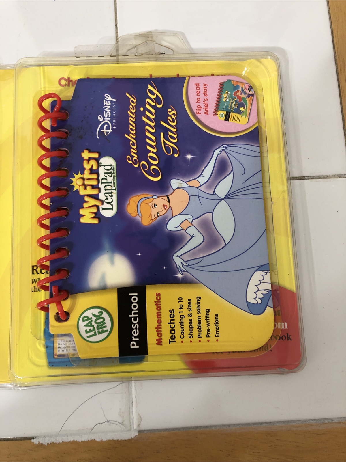 LeapFrog MY FIRST LEAP PAD – Disney PRINCESS Counting Tales Book & Cartridge