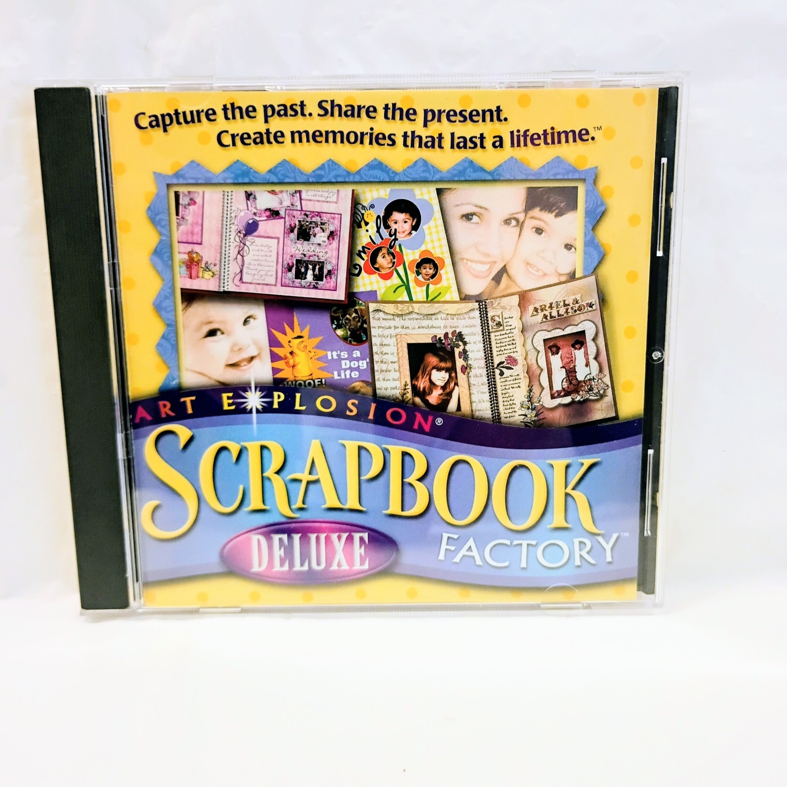 Art Explosion Scrapbook Factory Deluxe (PC CD-ROM, 2001)