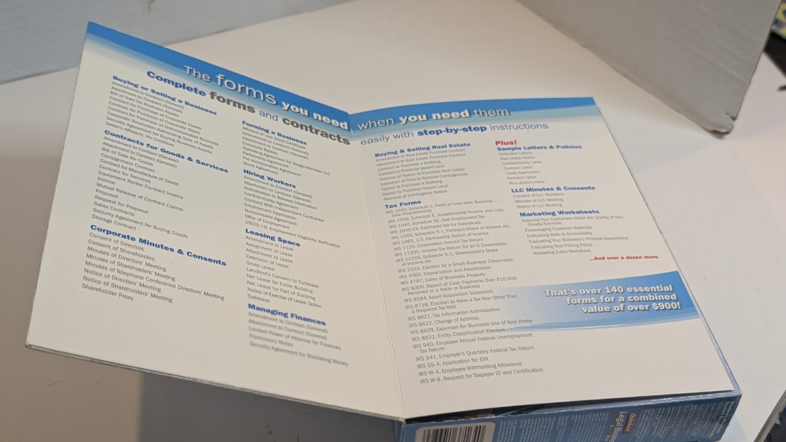 Quicken Legal Business Contracts & Forms Pro 2010 Nolo Small Business Software C