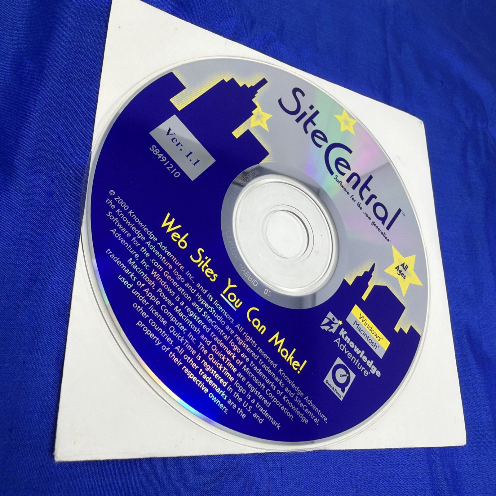 Vintage Site Central Web Sites You Can Make Ver 1.1 Power Macintosh 2000 PC