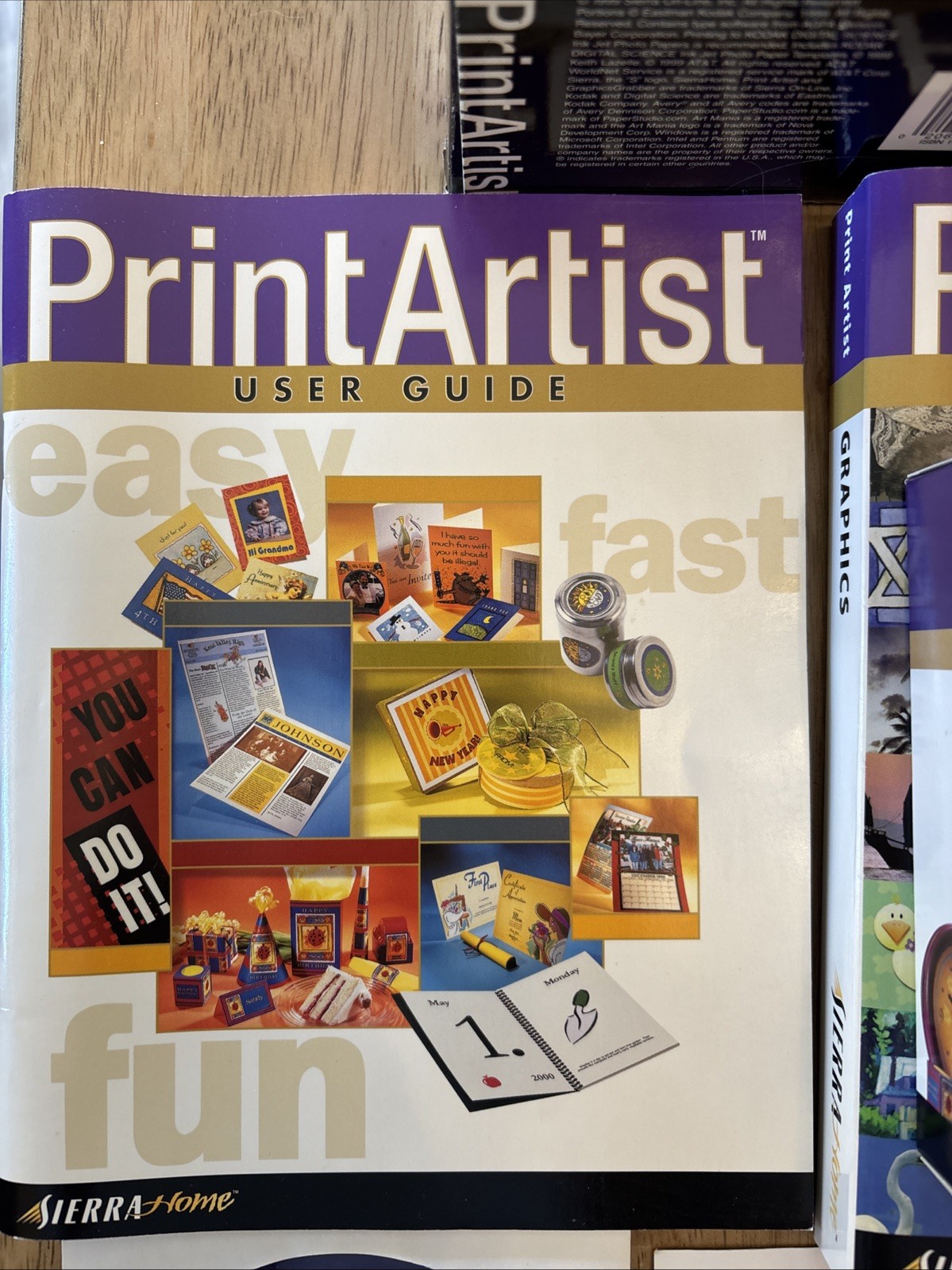 Sierra Print Artist Gold 8.0 With Books, 3 Of 4 CDs And Bonus CD Free Shipping!
