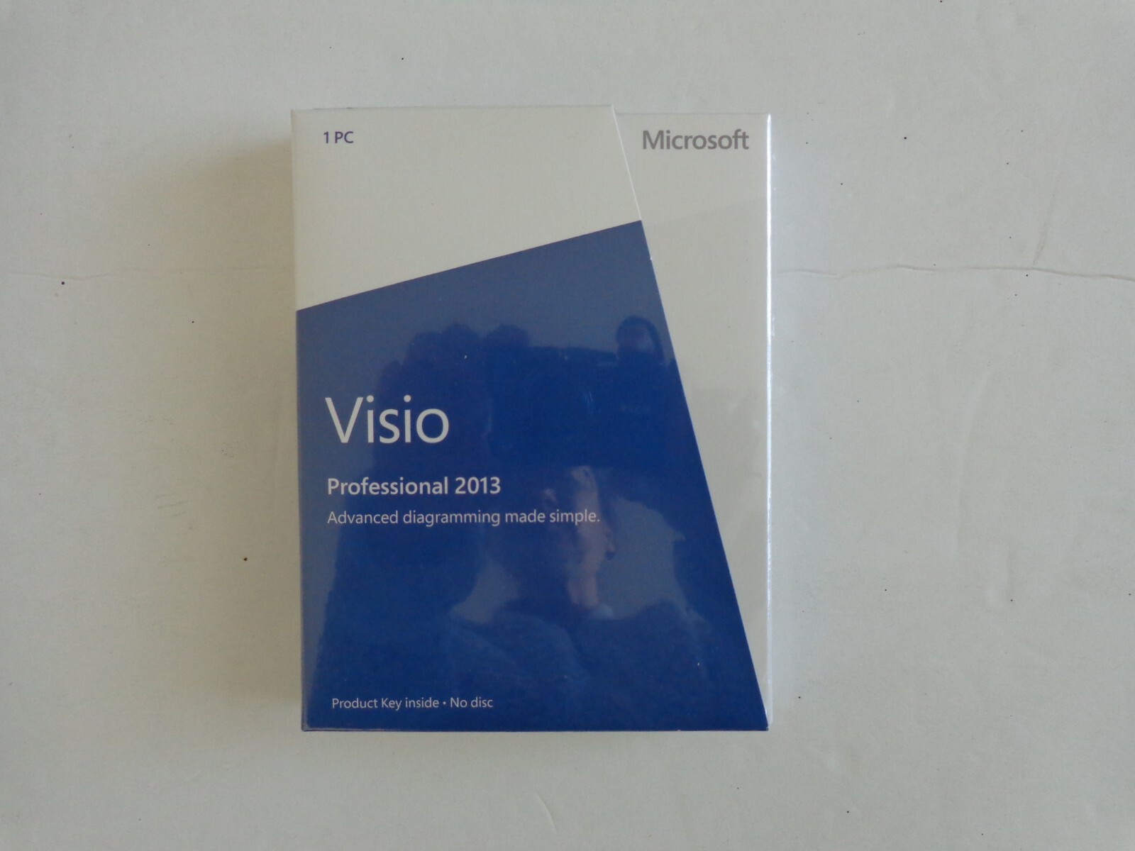 Microsoft Visio Professional 2013, SKU D87-05358, Sealed Box, Product key card