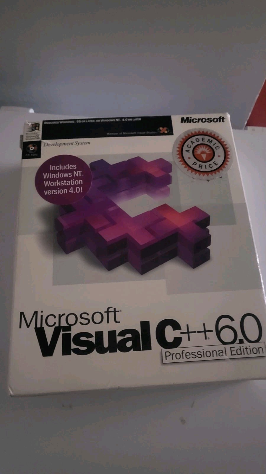 Microsoft Visual C++ 6.0 Professional Edition Pre-Owned