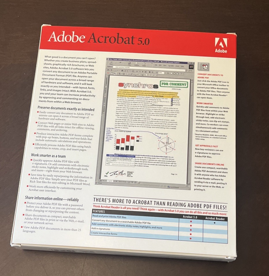 Adobe Acrobat 5.0 Education Version Microsoft Windows