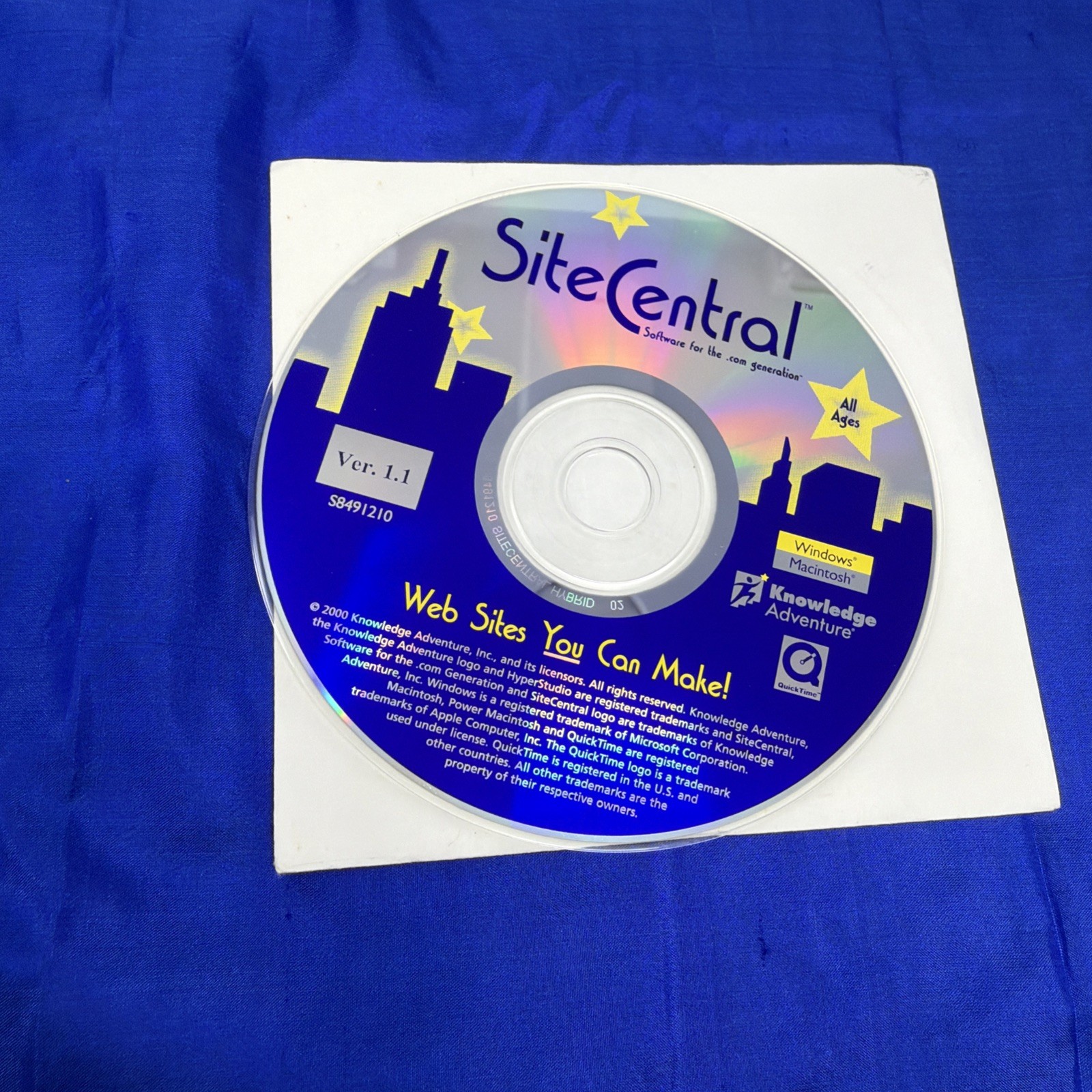 Vintage Site Central Web Sites You Can Make Ver 1.1 Power Macintosh 2000 PC