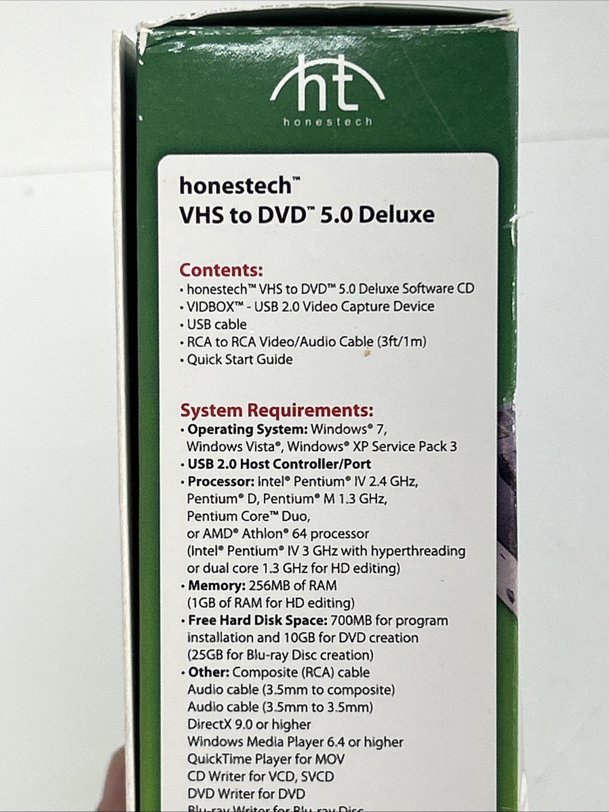 Honestech VHS to DVD 5.0 Deluxe Powerful & Effortless Video Conversion Solution