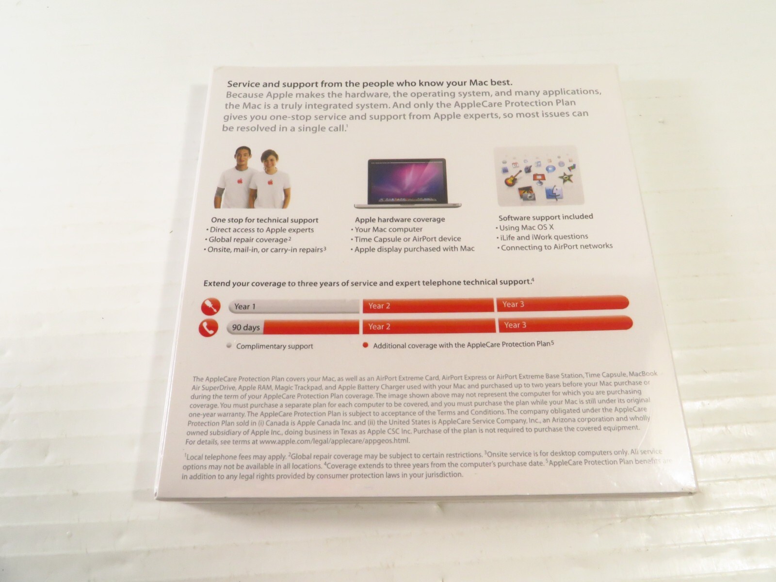 AppleCare Protection Plan Auto Enroll Only App for Mac 607-8192-B, New Sealed