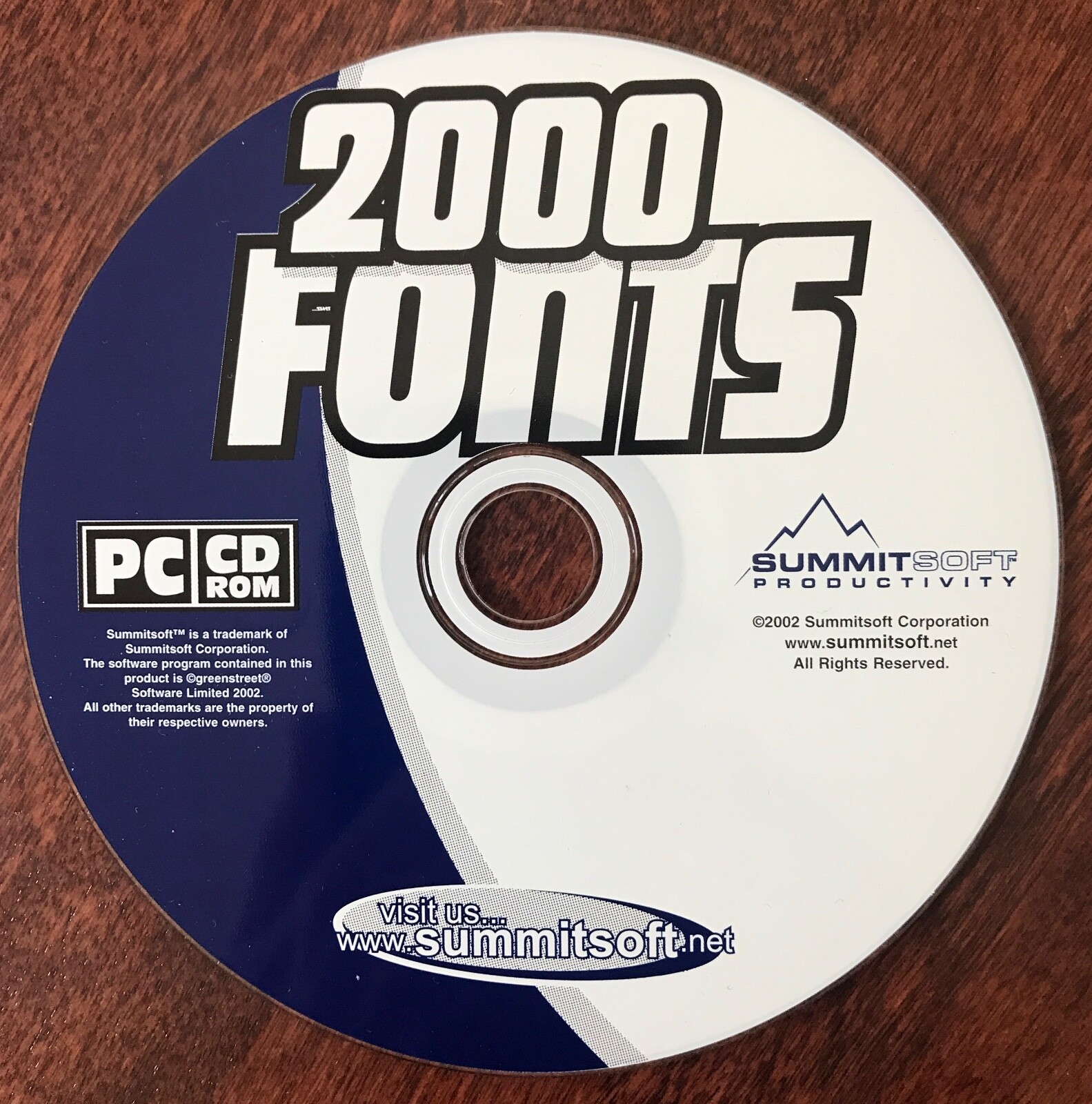 Summitsoft 2000 Fonts