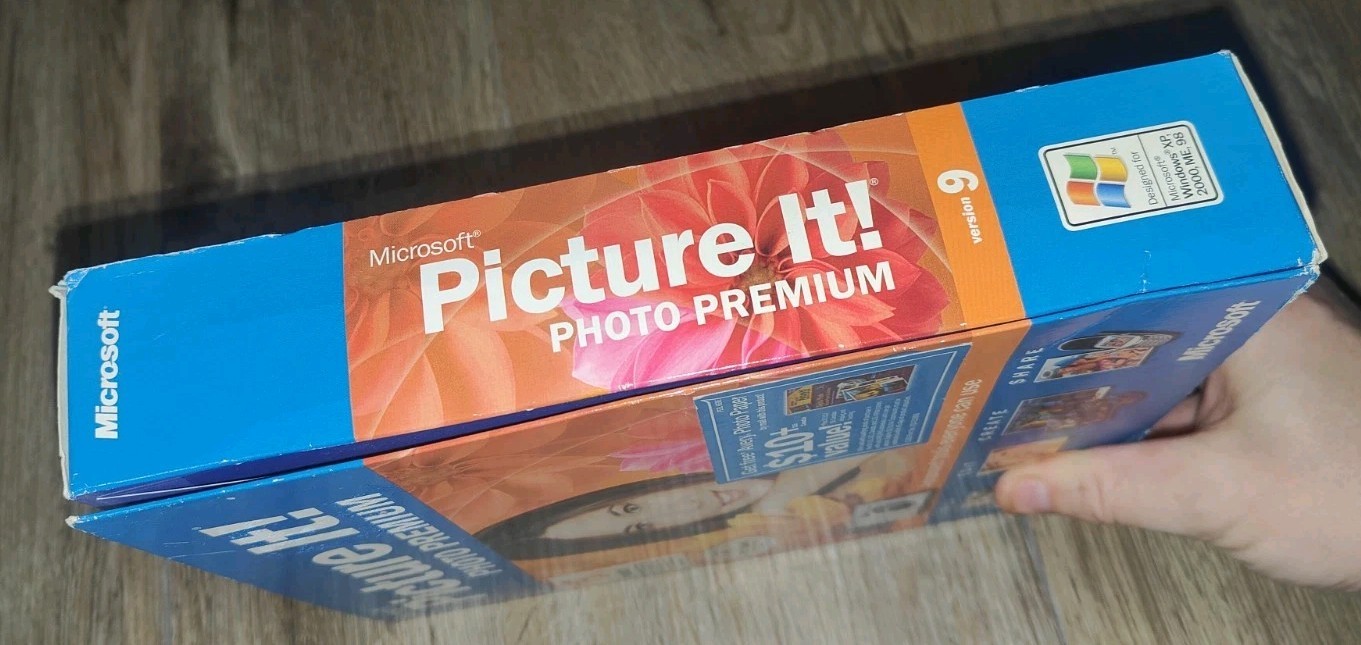MICROSOFT PICTURE IT PHOTO PREMIUM 9.0 FOR WINDOWS NEW SEALED