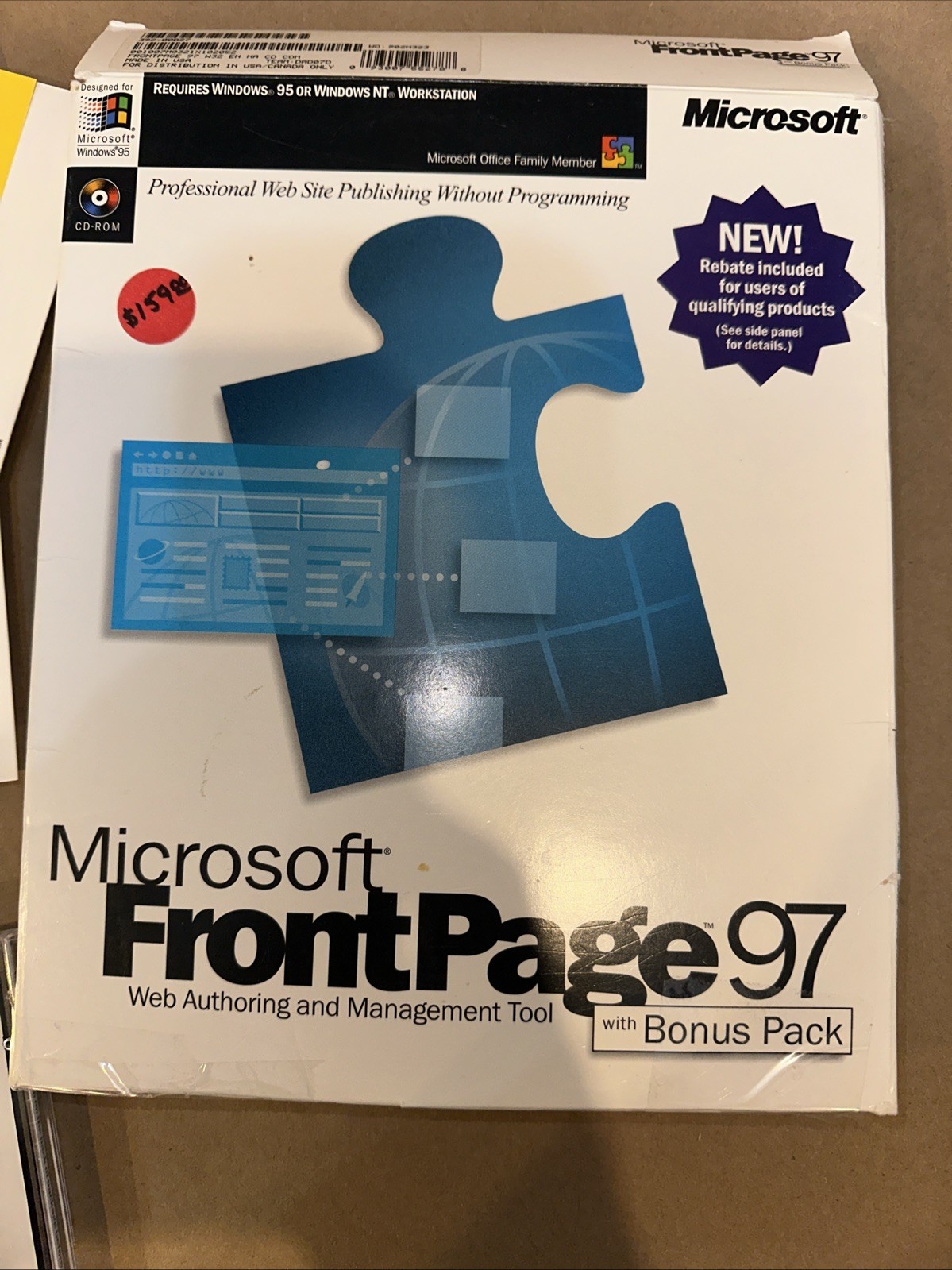 Microsoft FrontPage 97 with Bonus Pack