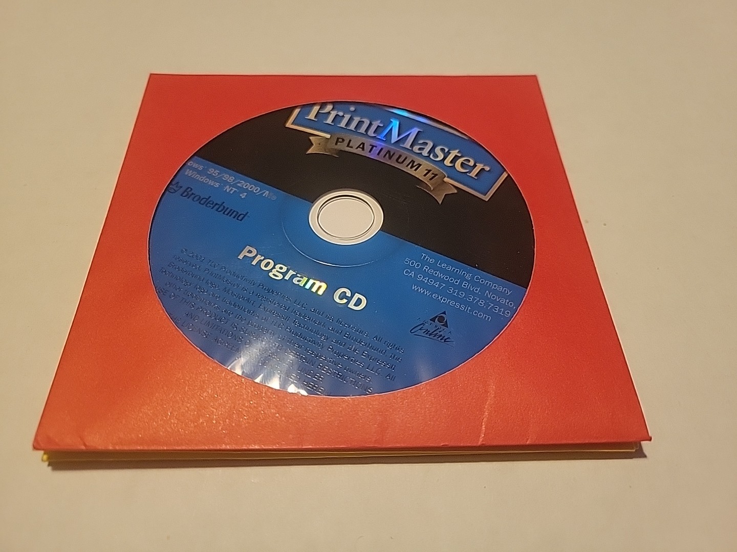 3 – LOT PrintMaster Clips Image PC CD-ROM Platinum 11 & Gold 16 Program/Install