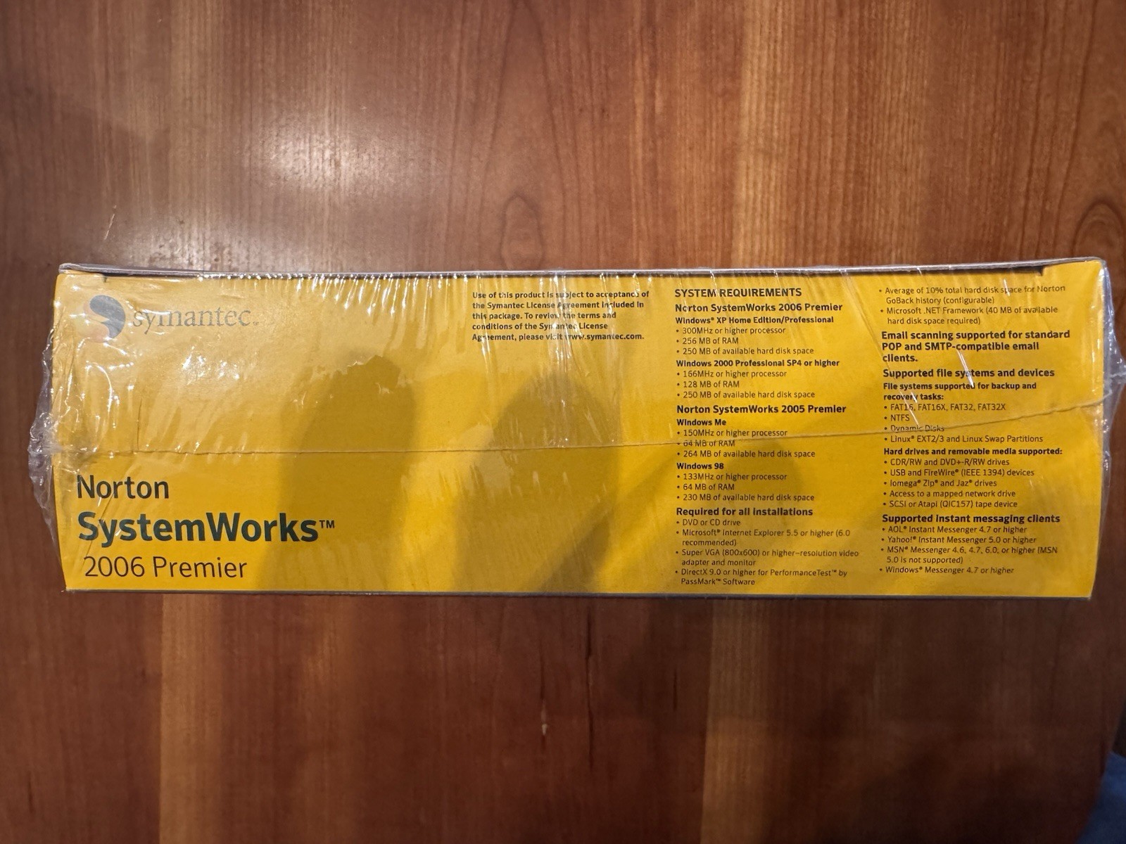 Norton SystemWorks 2006 Premier In Shrink Wrapped Box Vintage