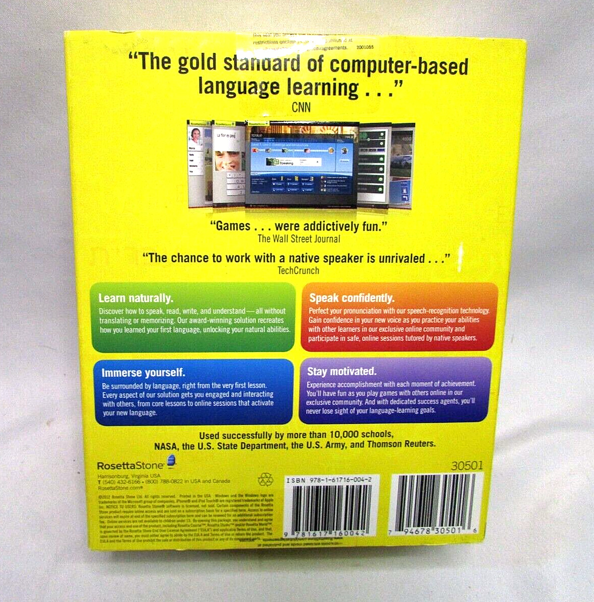 Rosetta Stone German Level 1 Version 4 for Windows, Mac – New