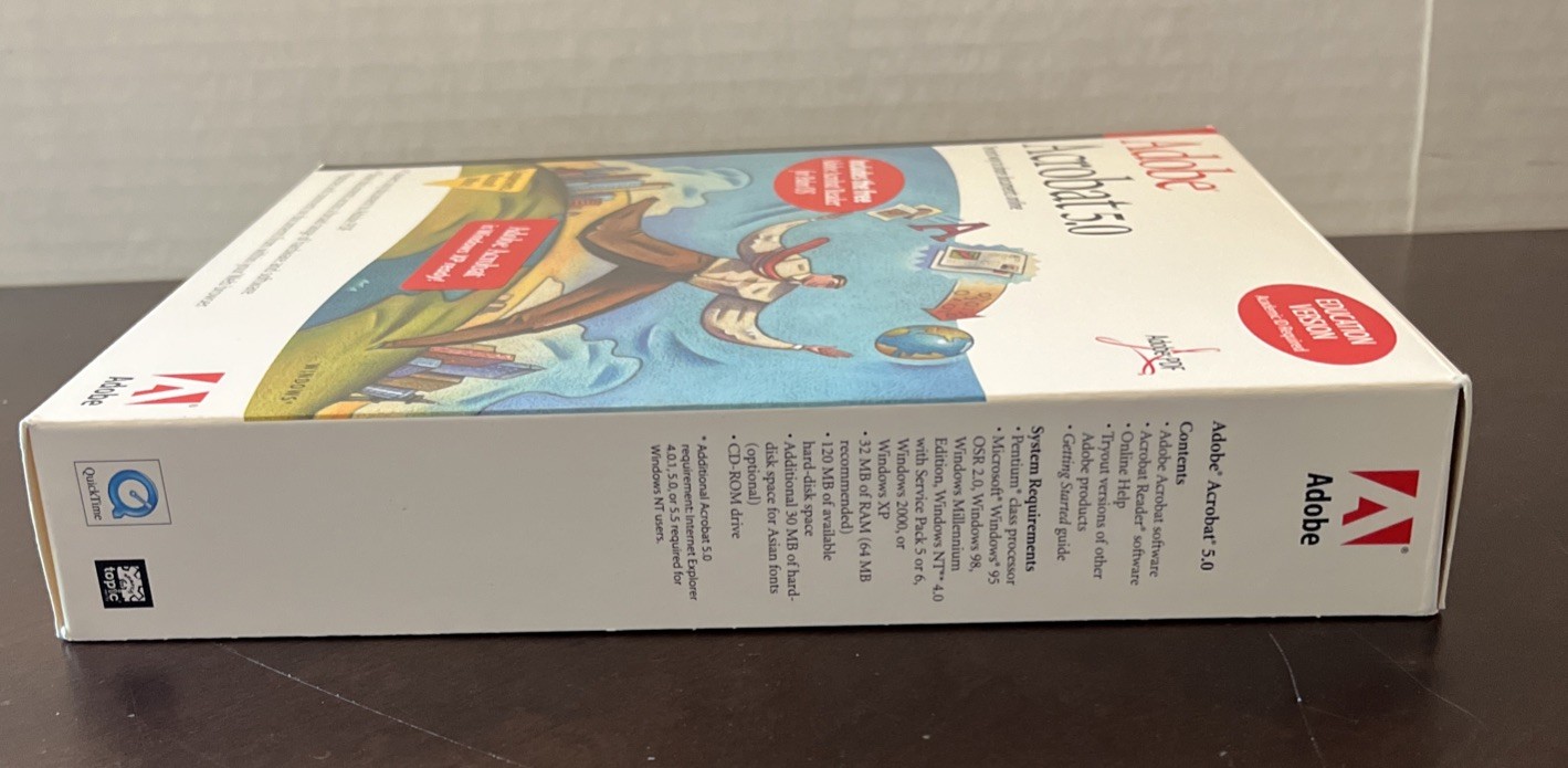 Adobe Acrobat 5.0 Education Version Microsoft Windows