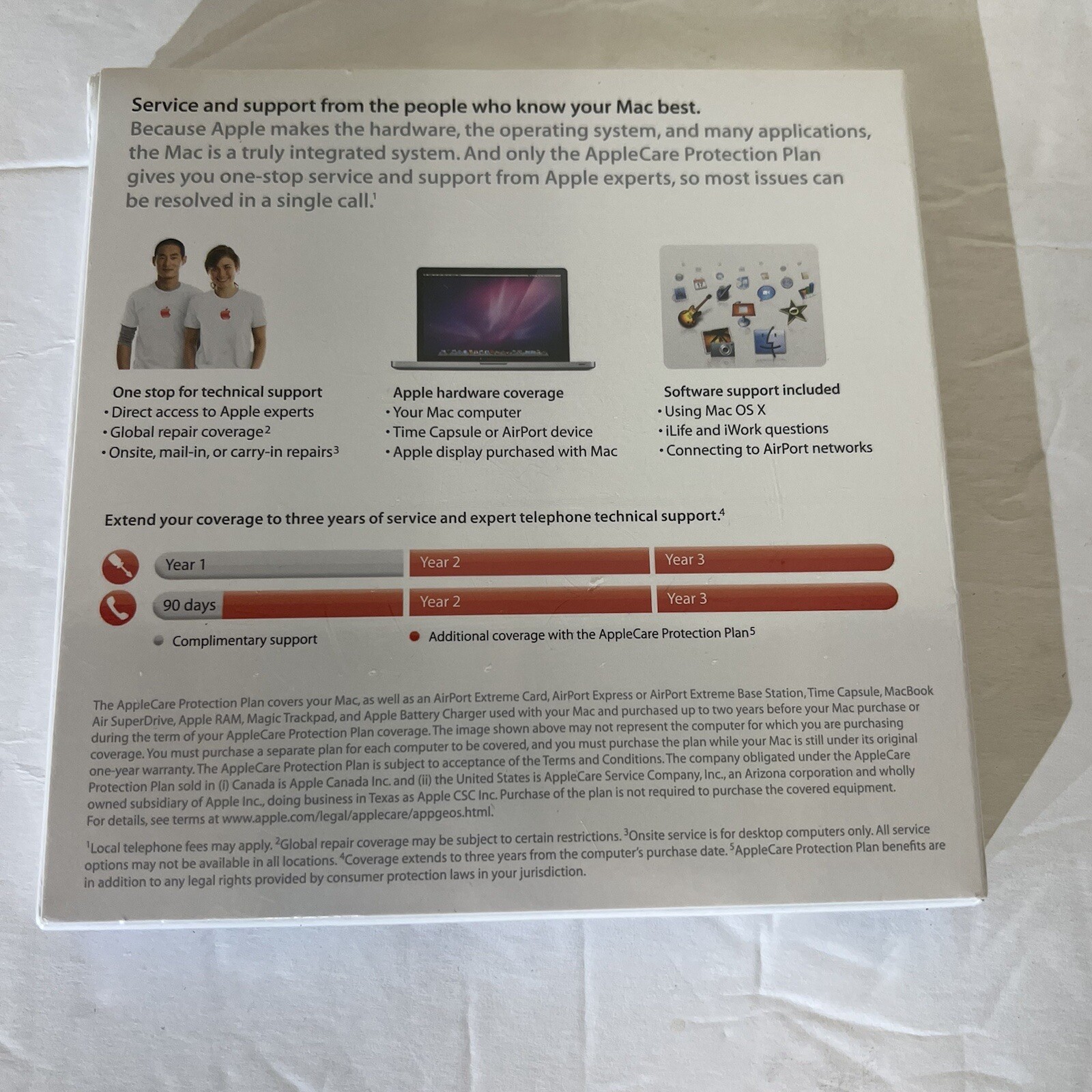 New AppleCare Protection Plan – Auto Enroll 607-8192-B – Sealed
