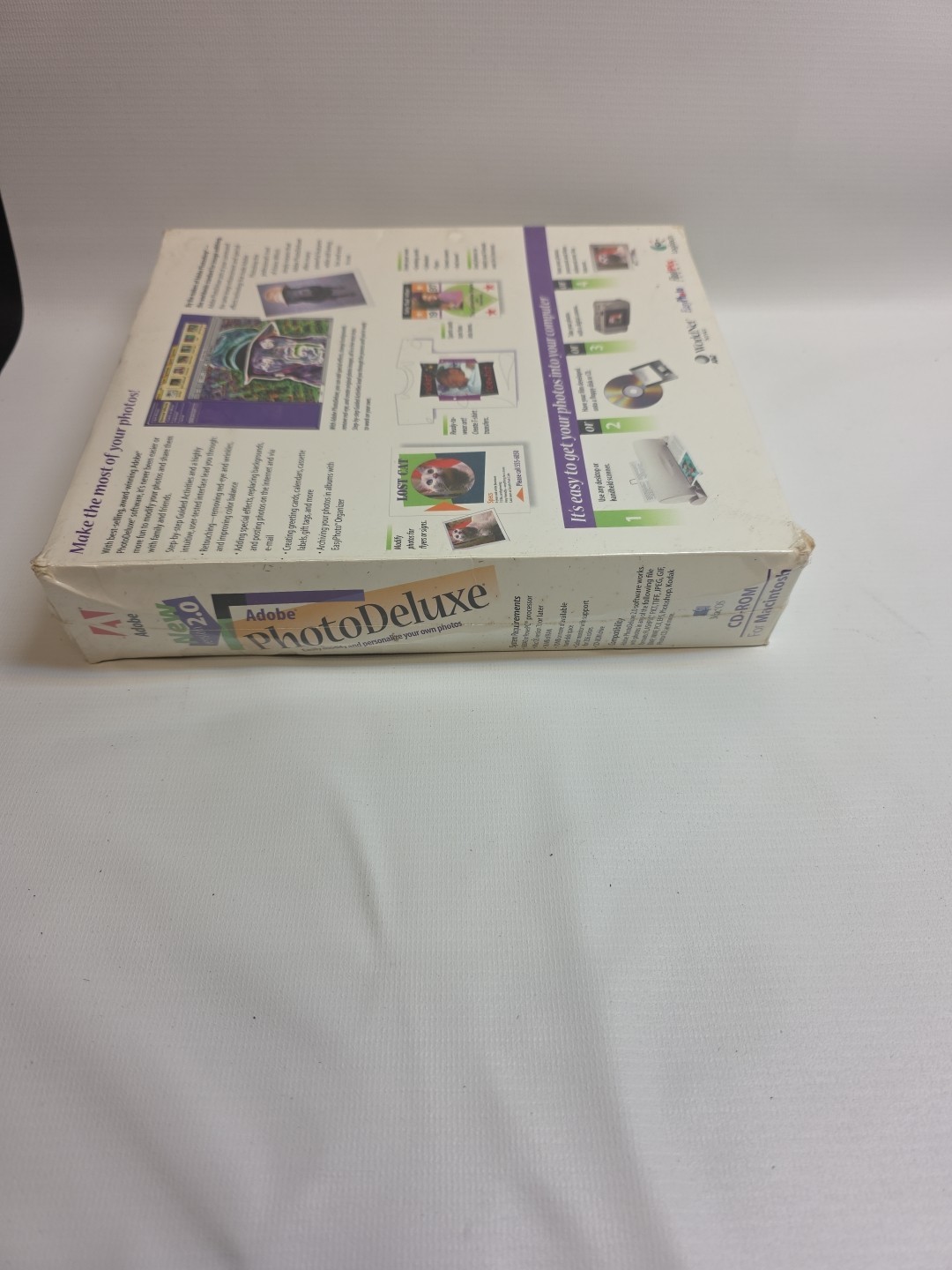 Vintage Adobe Photo Deluxe 2.0 For Windows CD-ROM Software System New & Sealed