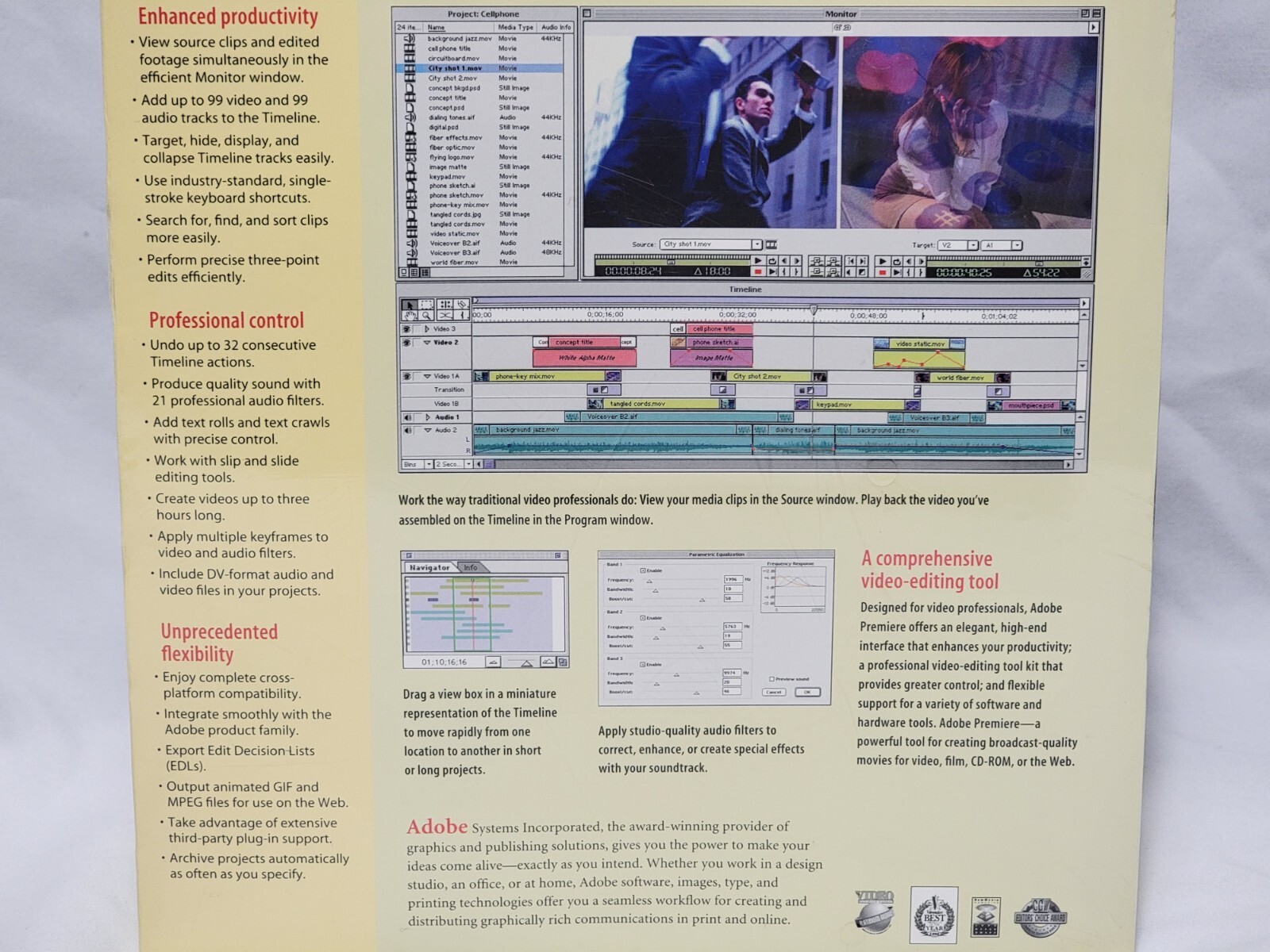 NEW Adobe Premiere 5.0 / 5.1 Mac Big Box Full Version SEALED premier Macintosh