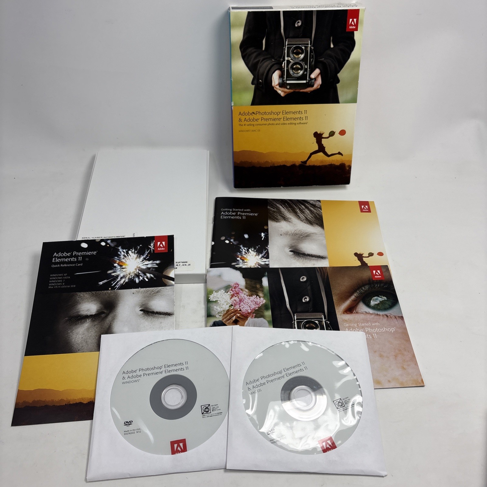 Adobe Photoshop and Premiere Elements 11 for PC, Mac With Serial Number Key