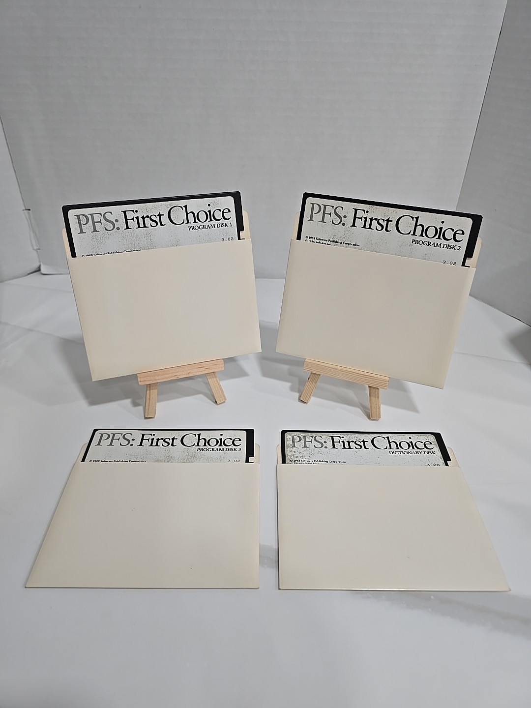 Vintage 1988 PFS: First Choice Version 3.02 – 5.25 PC Software Disks Dictionary