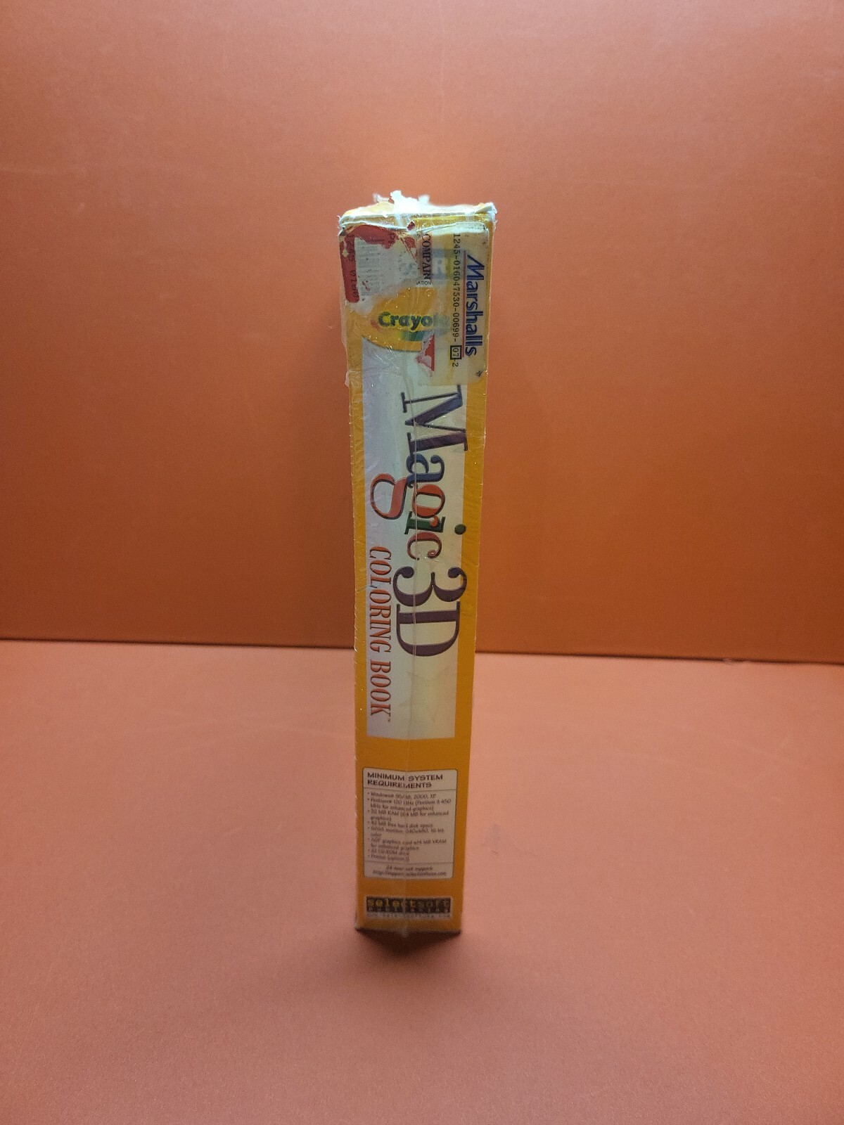 Rare Crayola Magic 3D Coloring Book (PC-CD, 2003) Big Box Edition ~ Sealed