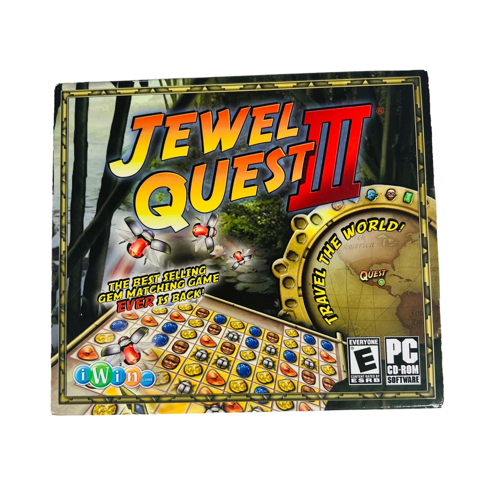 Vintage PC Video Game, Jewel Quest III, Windows 2000, XP, Vista 2009