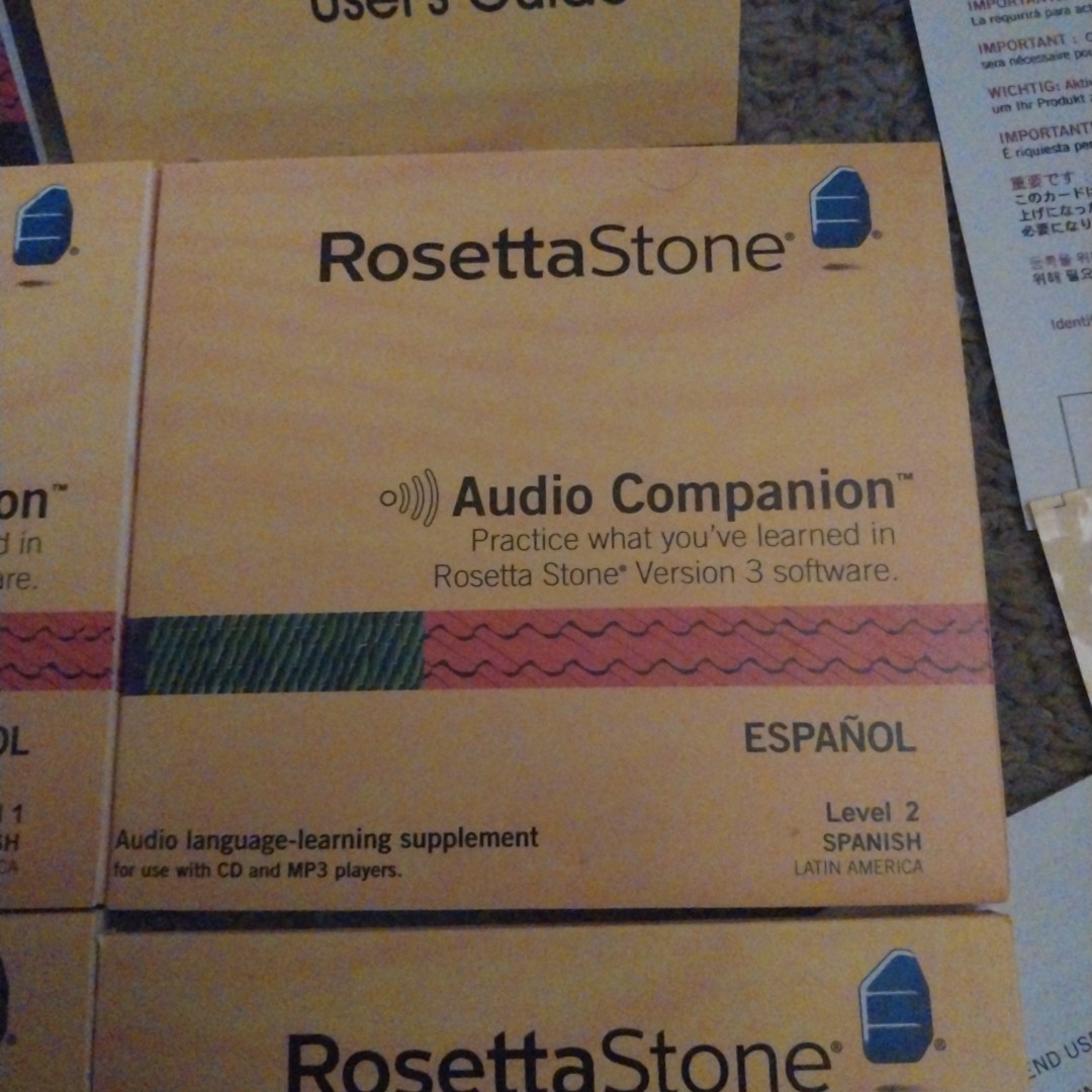 Rosetta Stone 3 Spanish (Latin America) Level 1-5 COMPLETE *No Headset*