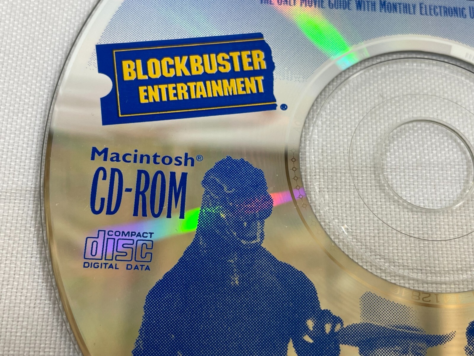 Vintage 1995 Blockbuster Movies & Videos CD-ROM Macintosh Mac Software DISC ONLY