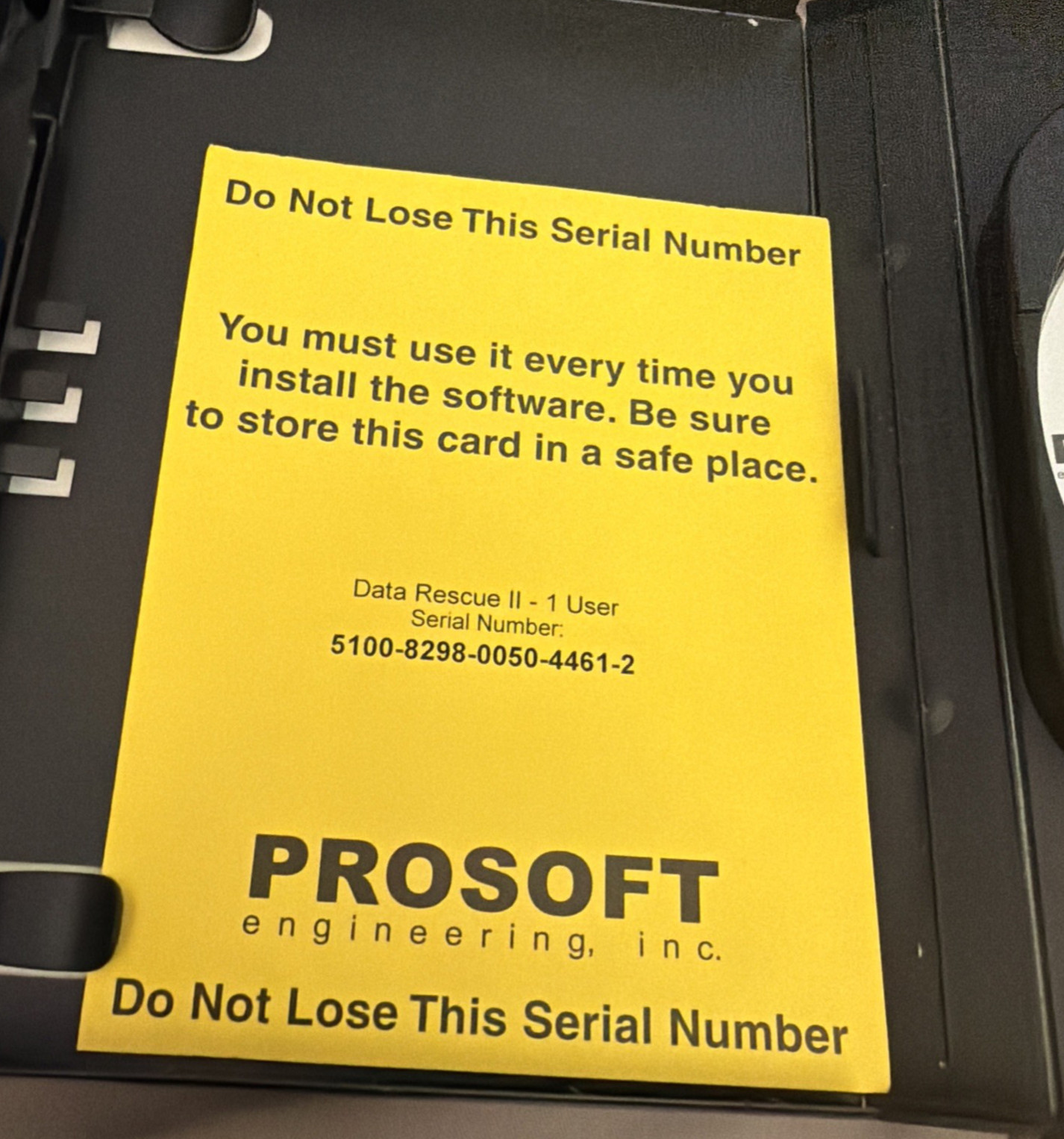 DATA RESCUE II, Emergency Hard Drive Recovery w/Serial Number for Mac