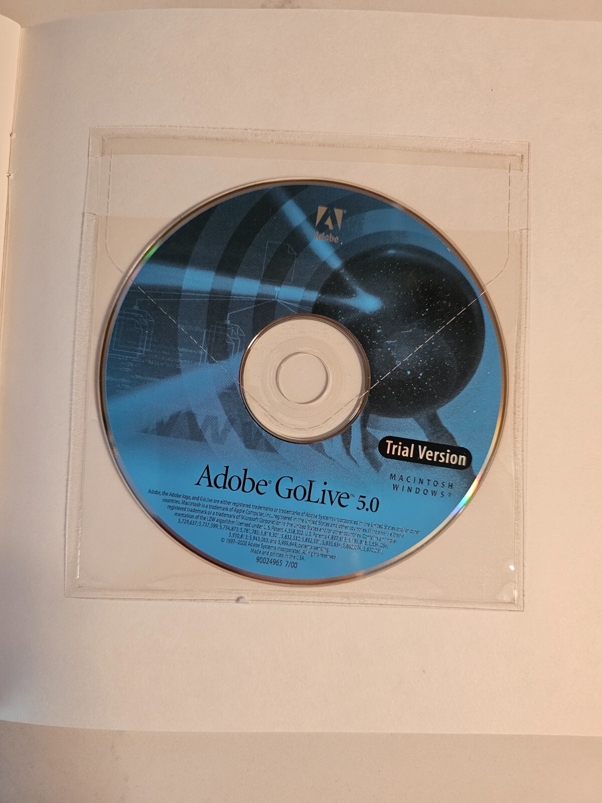 VTG Adobe GoLive 5.0 Software for Mac w/ Serial Numbers, User & Quick Ref Guides
