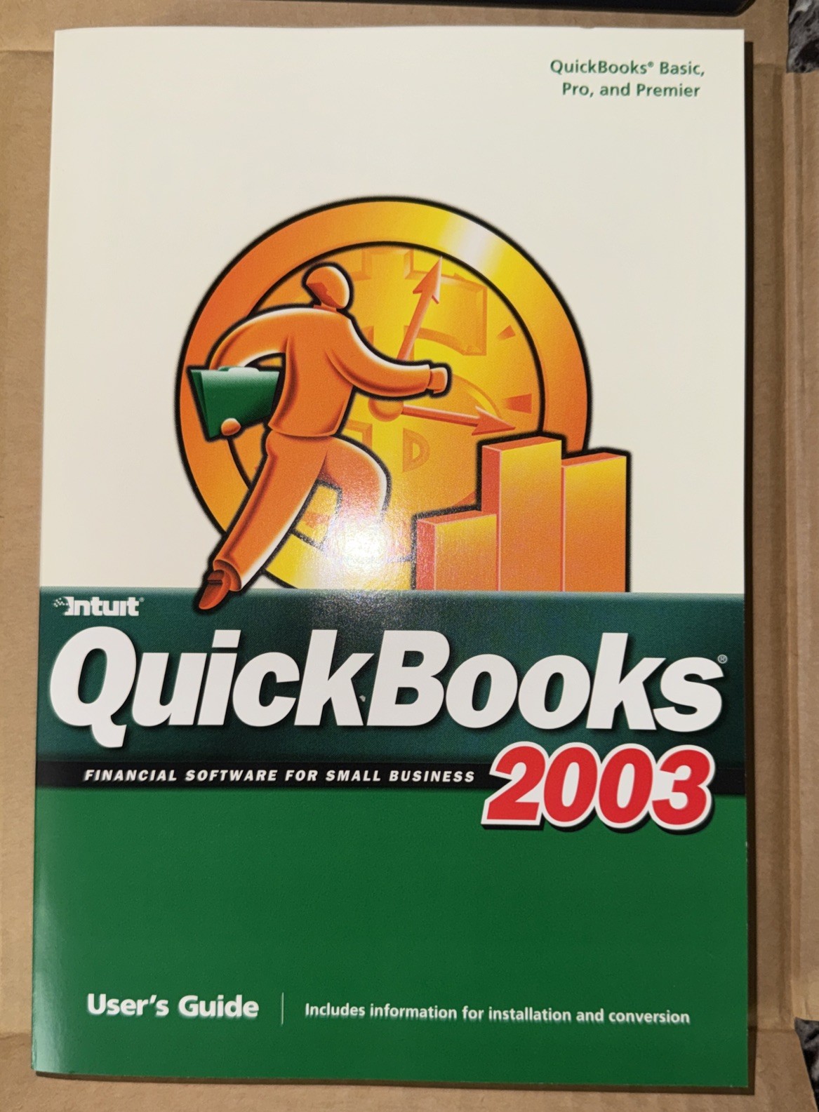 Intuit QuickBooks Basic Edition 2003 – Includes Box, Book, Disc, & Code
