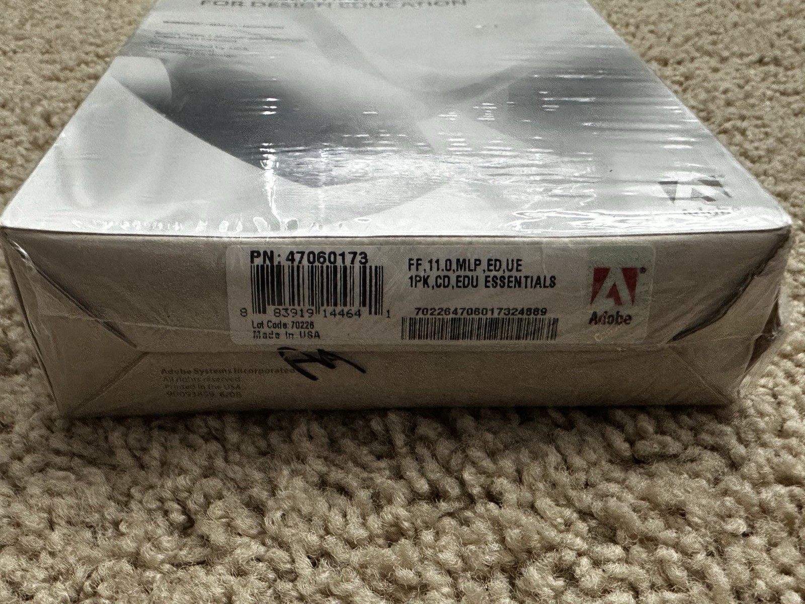 Unopened Adobe Font Folio Education Essentials For Windows / Mac OS Design Edu